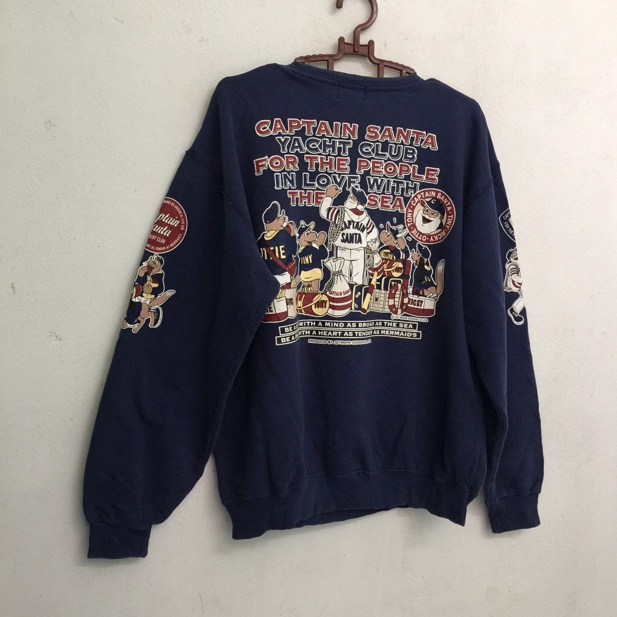 Vintage Captain santa double side print sweatshirt made in Japan Size US L / EU 52-54 / 3 - 5 Thumbnail