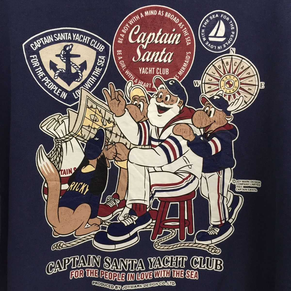 Vintage Captain santa double side print sweatshirt made in Japan Size US L / EU 52-54 / 3 - 8 Thumbnail