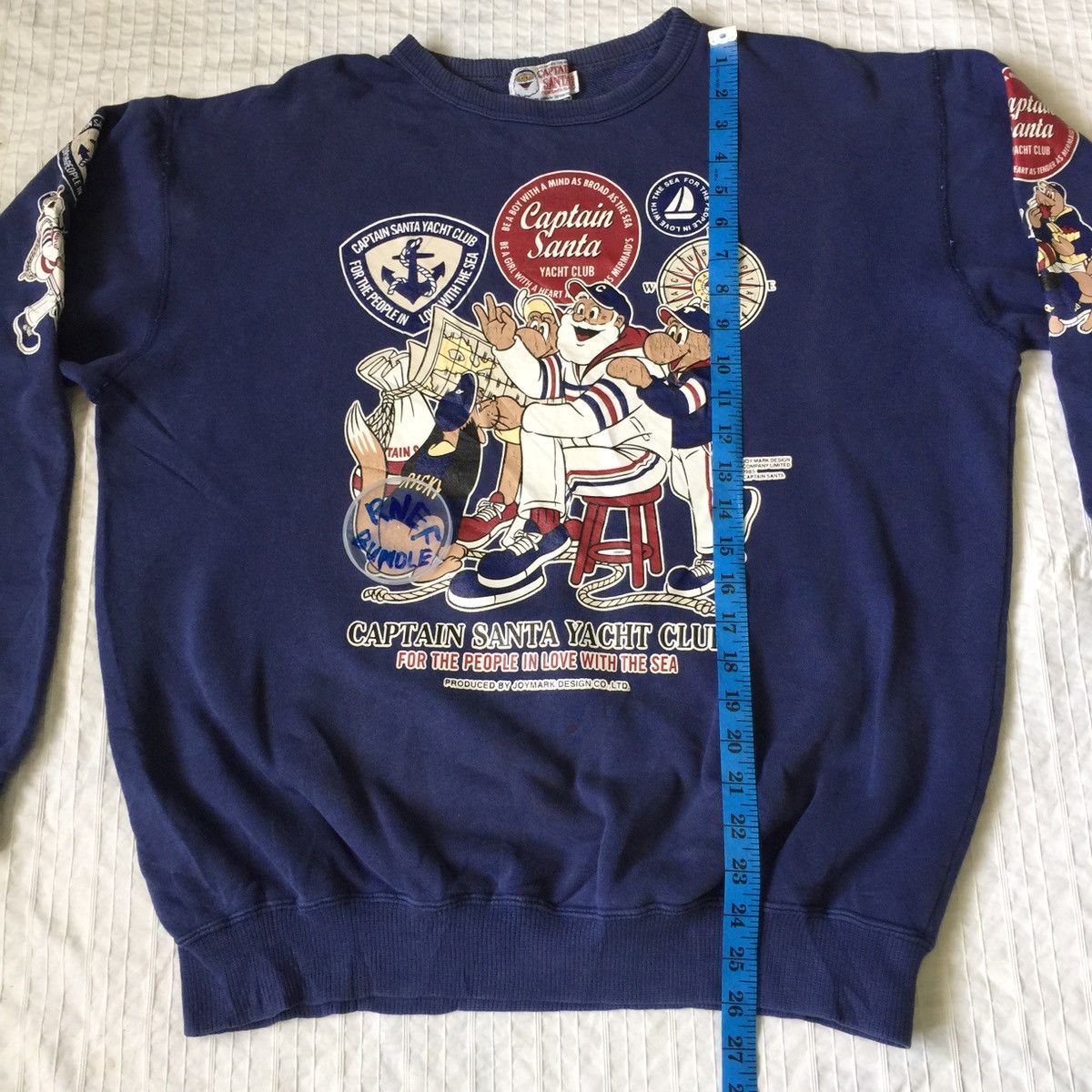 Vintage Captain santa double side print sweatshirt made in Japan Size US L / EU 52-54 / 3 - 17 Thumbnail