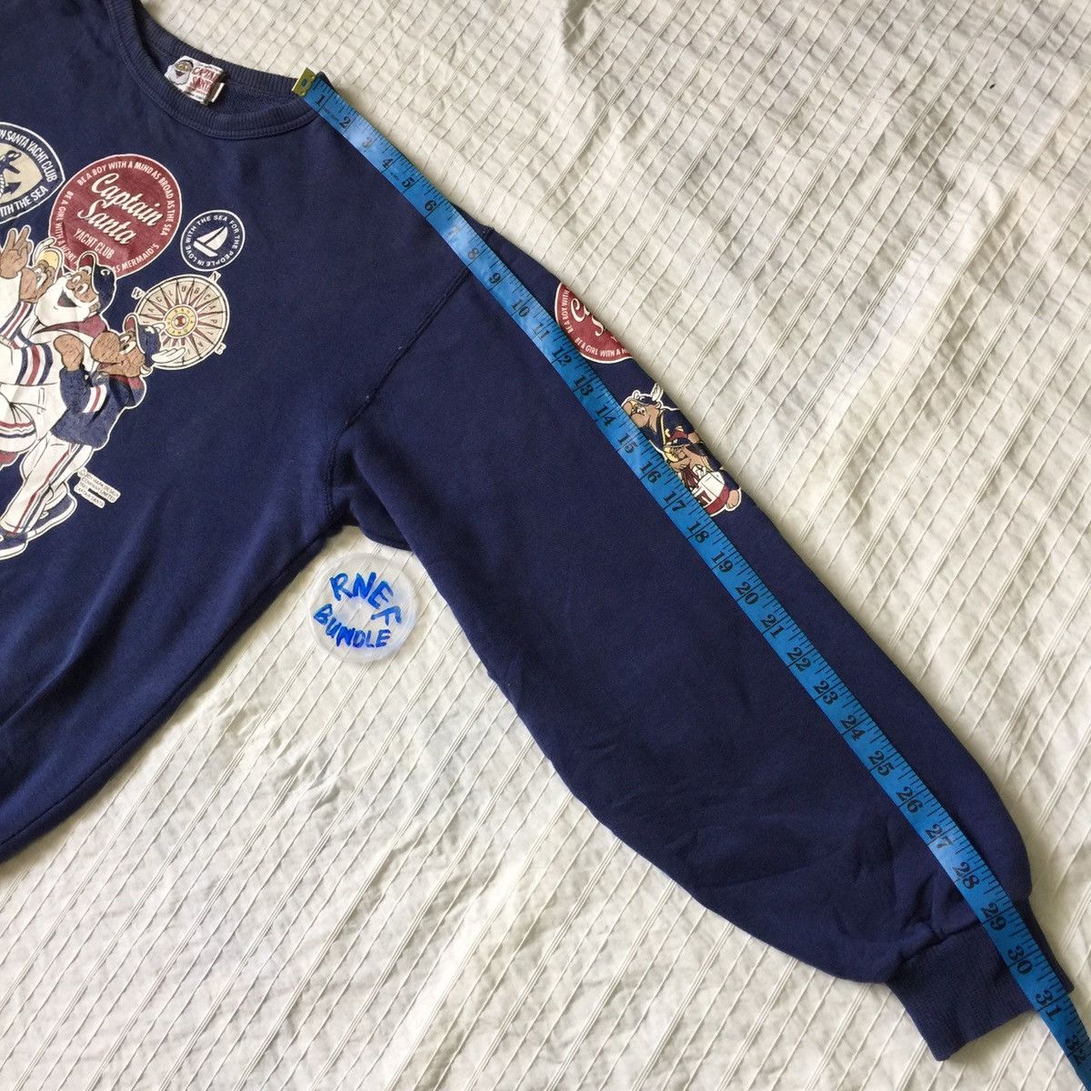 Vintage Captain santa double side print sweatshirt made in Japan Size US L / EU 52-54 / 3 - 18 Thumbnail