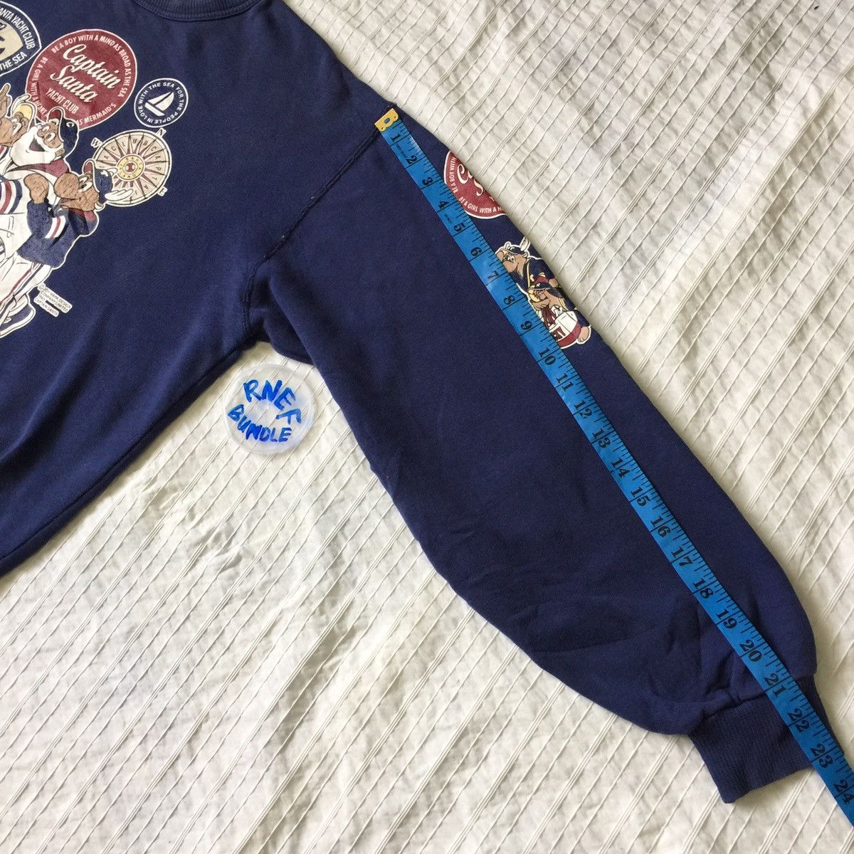 Vintage Captain santa double side print sweatshirt made in Japan Size US L / EU 52-54 / 3 - 19 Thumbnail