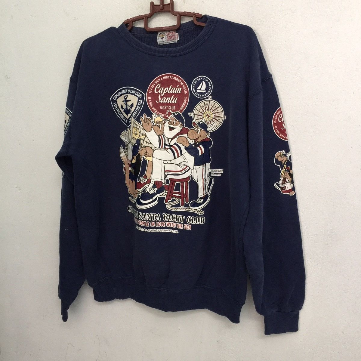 Vintage Captain santa double side print sweatshirt made in Japan Size US L / EU 52-54 / 3 - 3 Thumbnail