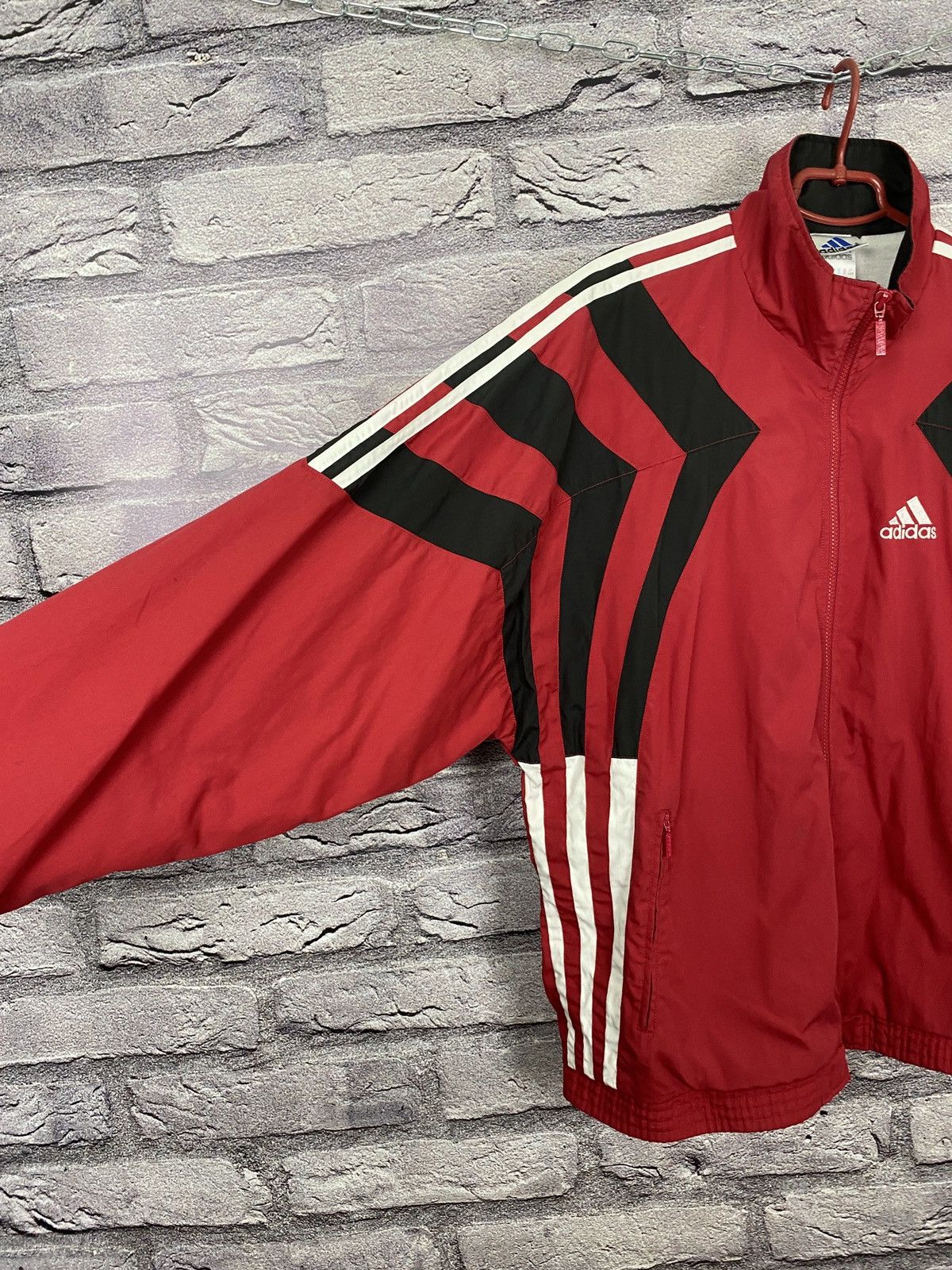 Vintage Vintage stripes olympic Adidas jacket y2k rare track Size US L / EU 52-54 / 3 - 3 Thumbnail