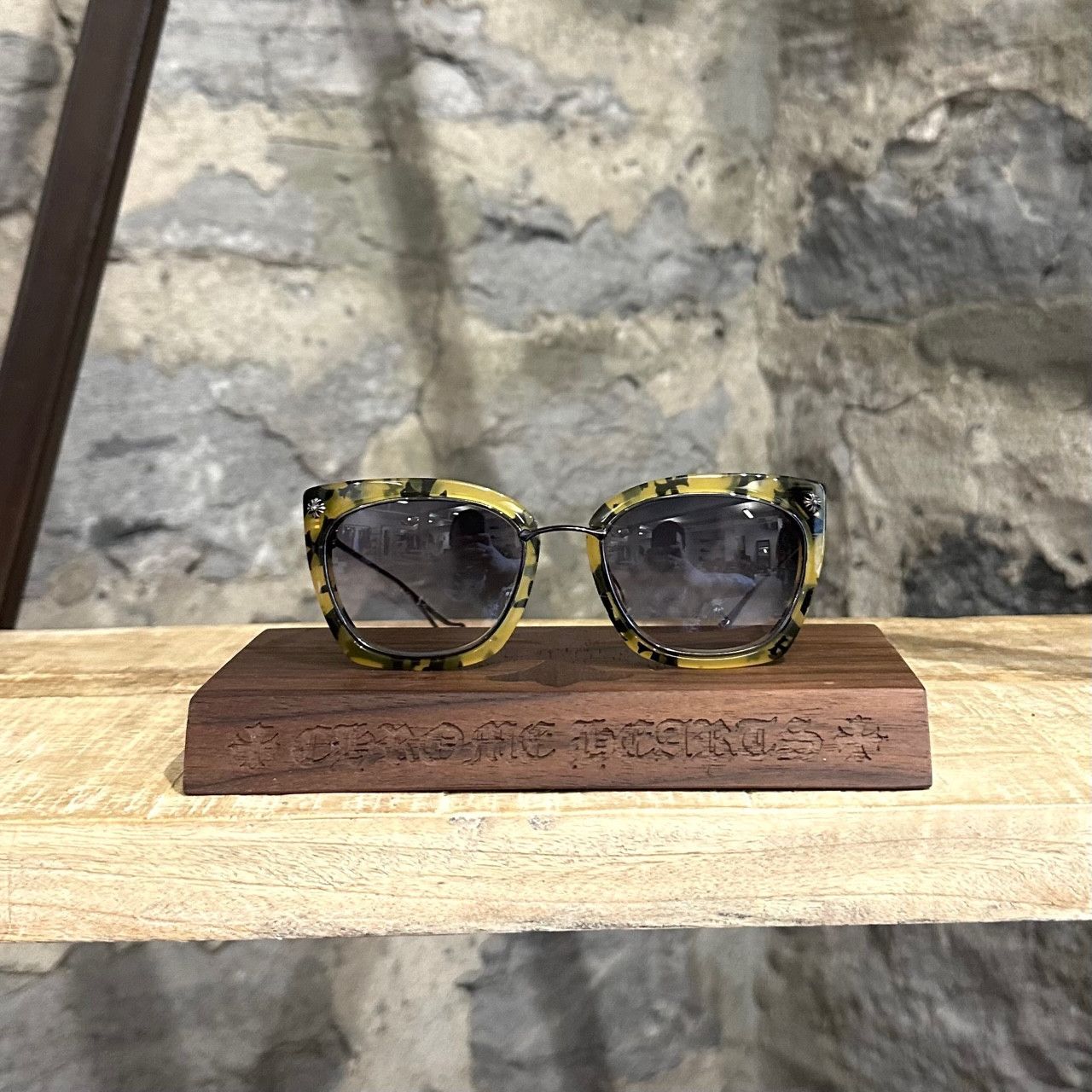 Chrome Hearts Chrome Hearts Betty Lou II Yellow Sunglasses | Grailed