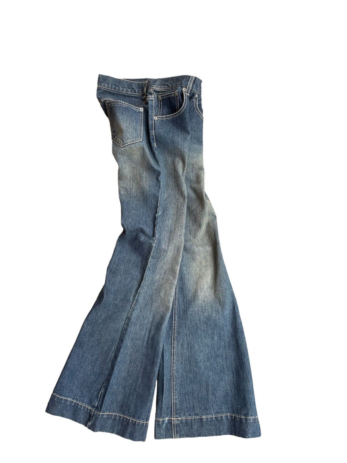Japanese Brand Bootcut Colza Low Rise Japanese Brand Flare Jeans Size US 28 / EU 44 - 7 Thumbnail