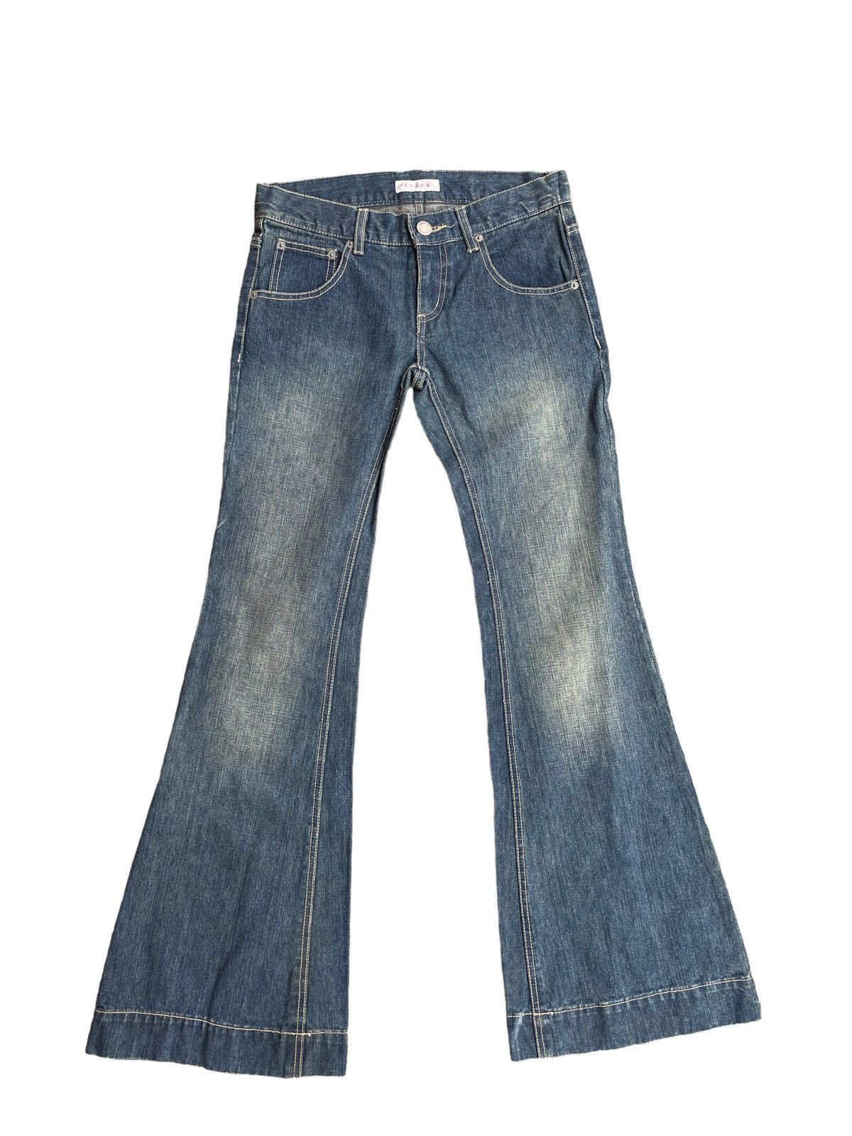 Japanese Brand Bootcut Colza Low Rise Japanese Brand Flare Jeans Size US 28 / EU 44 - 2 Thumbnail
