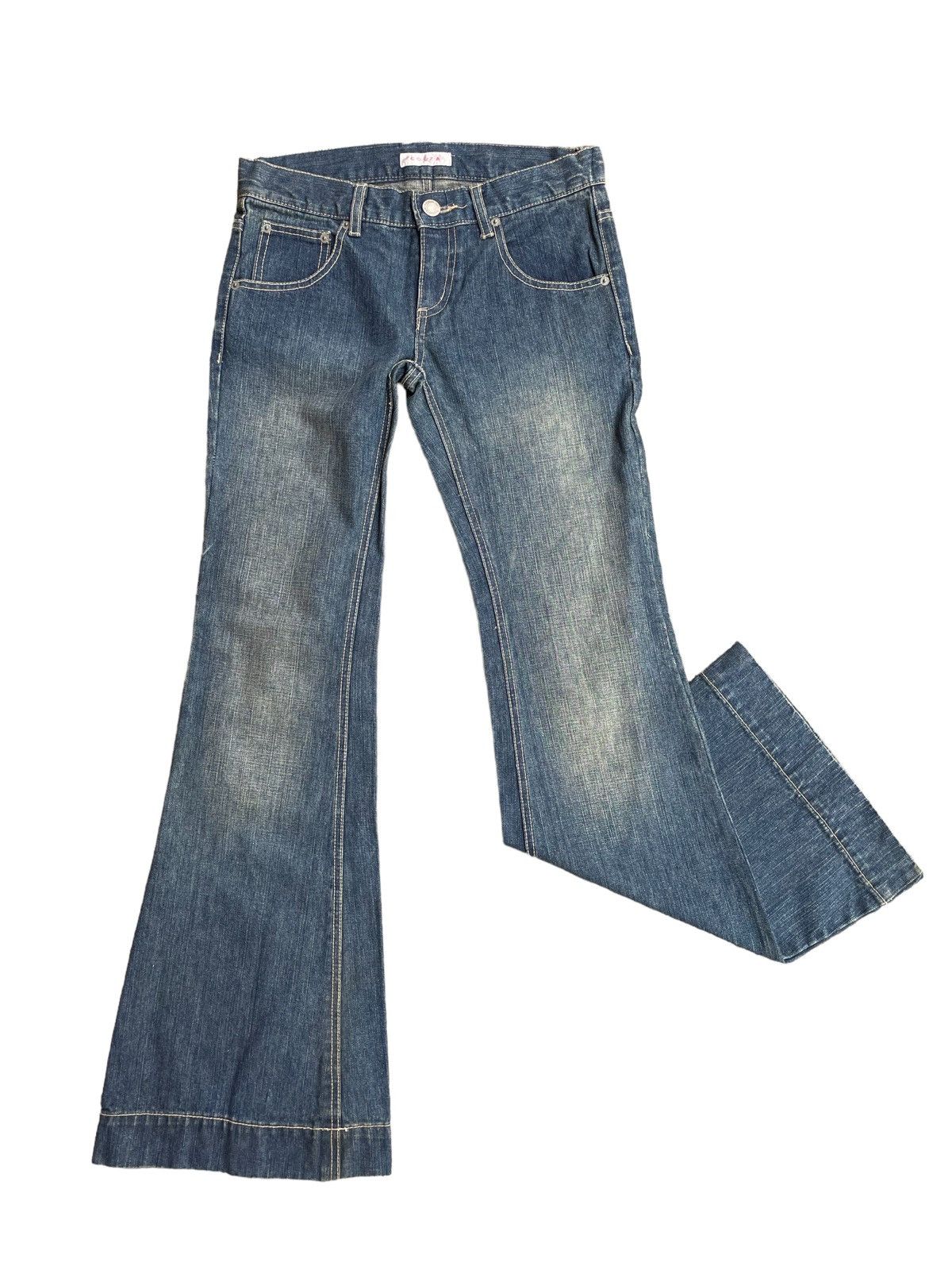 Japanese Brand Bootcut Colza Low Rise Japanese Brand Flare Jeans Size US 28 / EU 44 - 1 Thumbnail