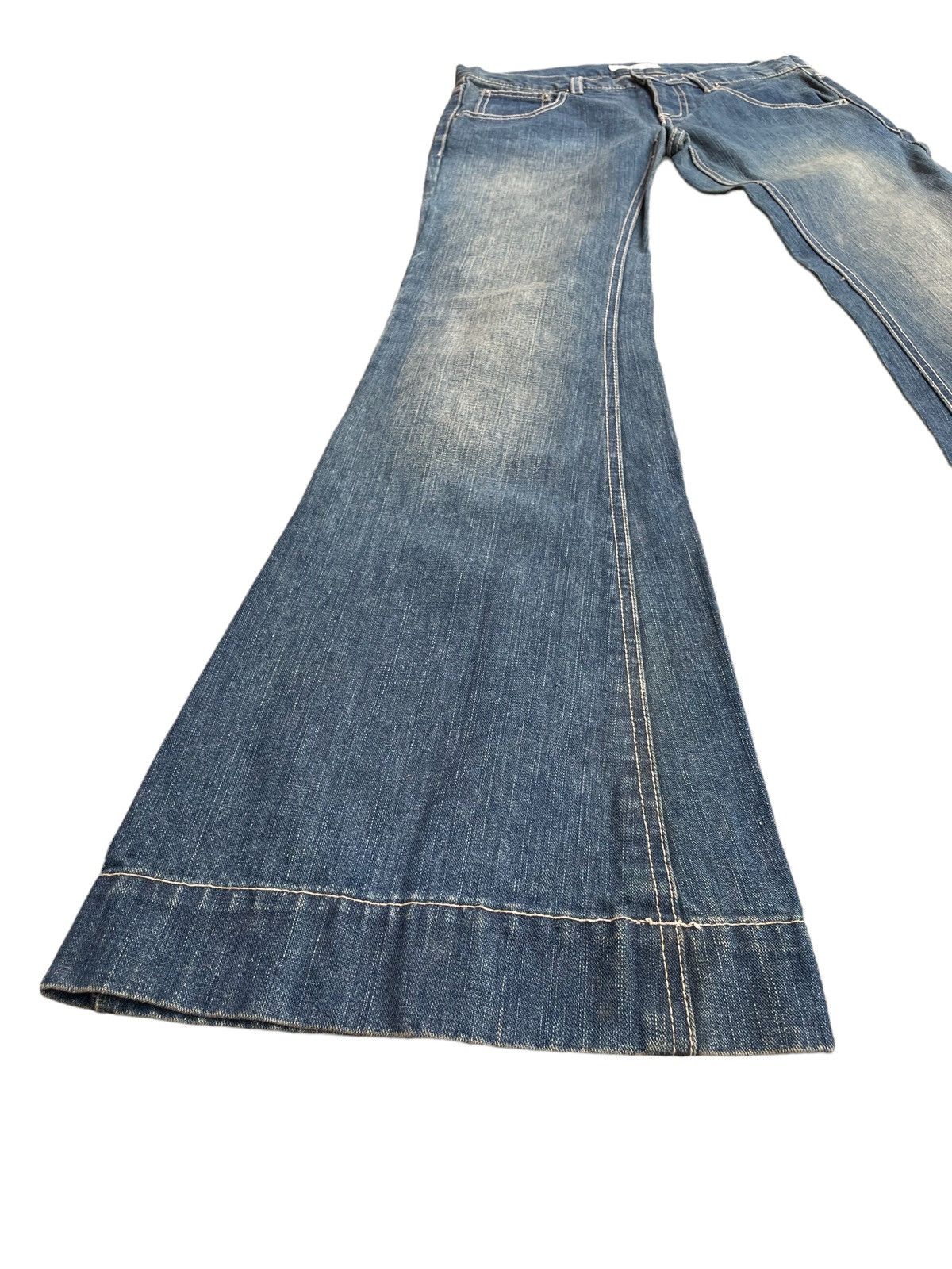 Japanese Brand Bootcut Colza Low Rise Japanese Brand Flare Jeans Size US 28 / EU 44 - 6 Thumbnail