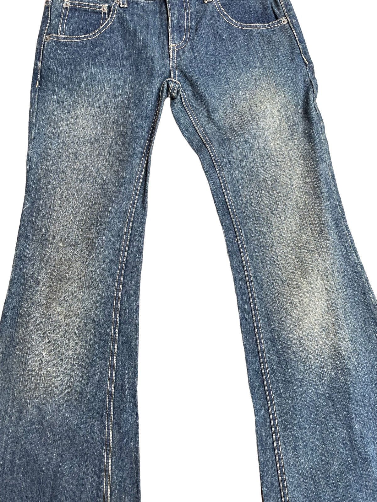 Japanese Brand Bootcut Colza Low Rise Japanese Brand Flare Jeans Size US 28 / EU 44 - 4 Thumbnail