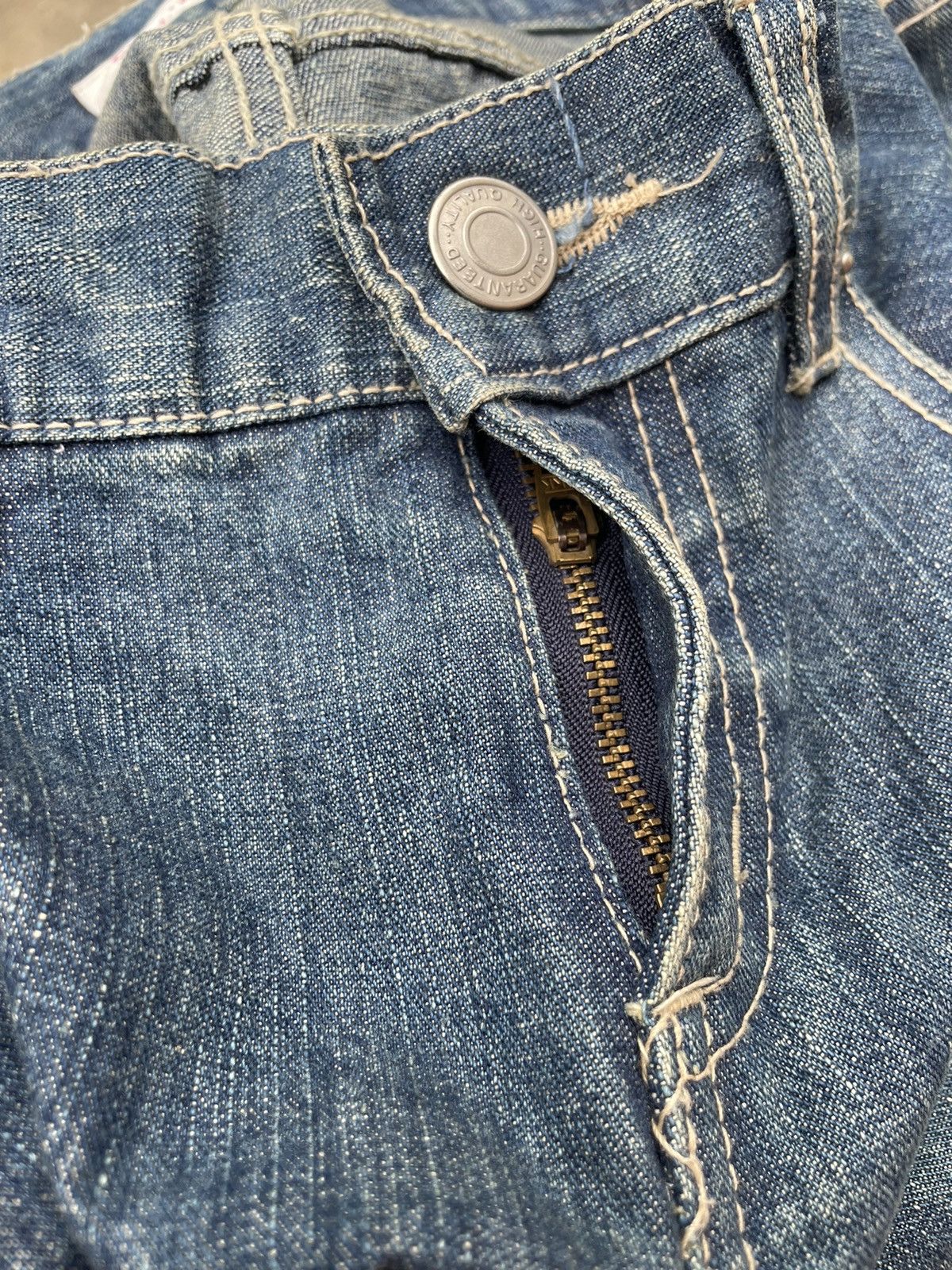 Japanese Brand Bootcut Colza Low Rise Japanese Brand Flare Jeans Size US 28 / EU 44 - 14 Thumbnail