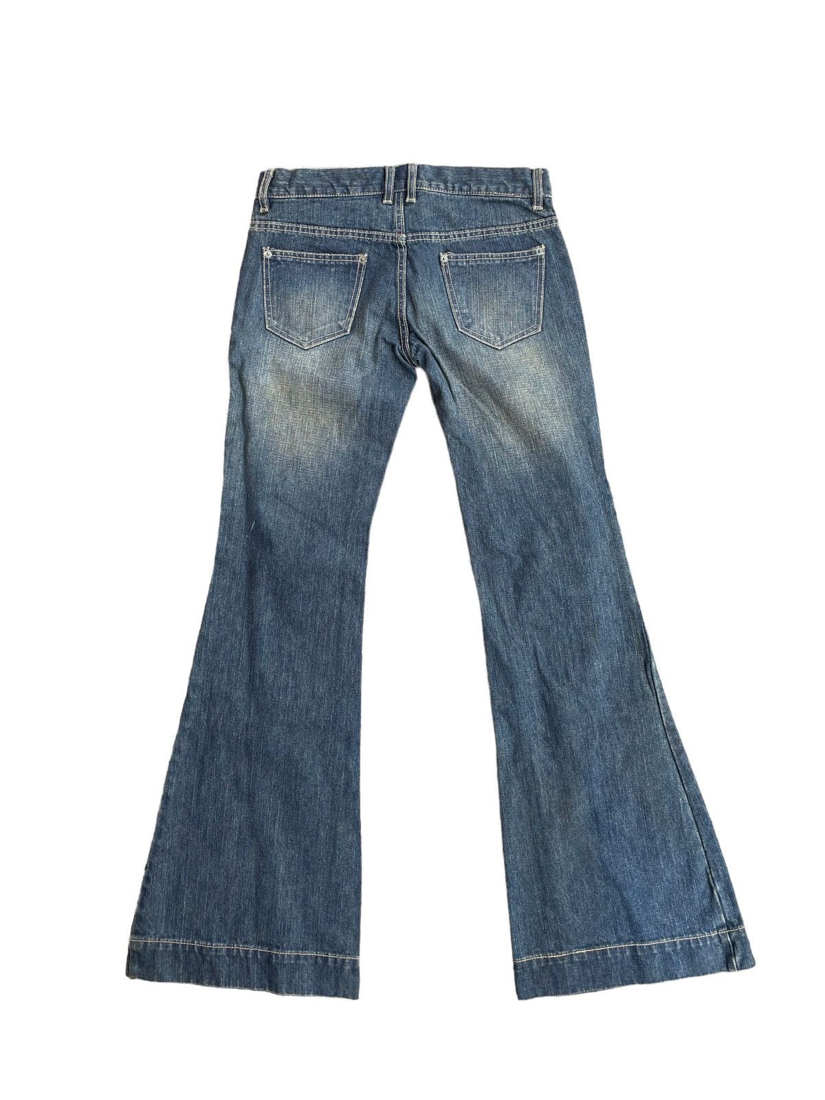 Japanese Brand Bootcut Colza Low Rise Japanese Brand Flare Jeans Size US 28 / EU 44 - 8 Thumbnail