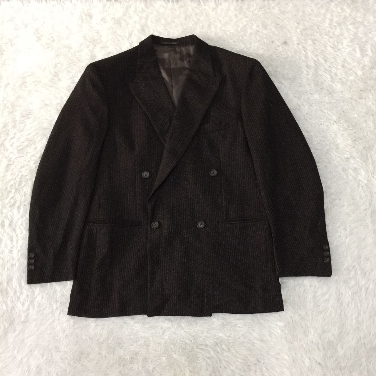 Japanese Brand × Krizia Uomo Krizia uomo wool coat blazer made in Italy Size US M / EU 48-50 / 2 - 11 Thumbnail