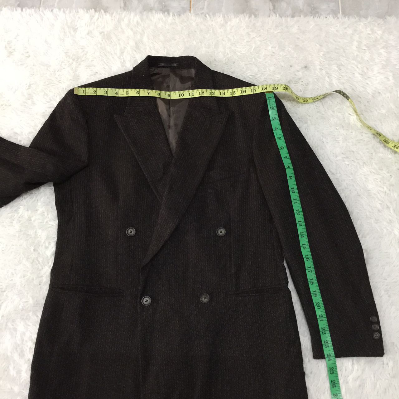 Japanese Brand × Krizia Uomo Krizia uomo wool coat blazer made in Italy Size US M / EU 48-50 / 2 - 4 Thumbnail