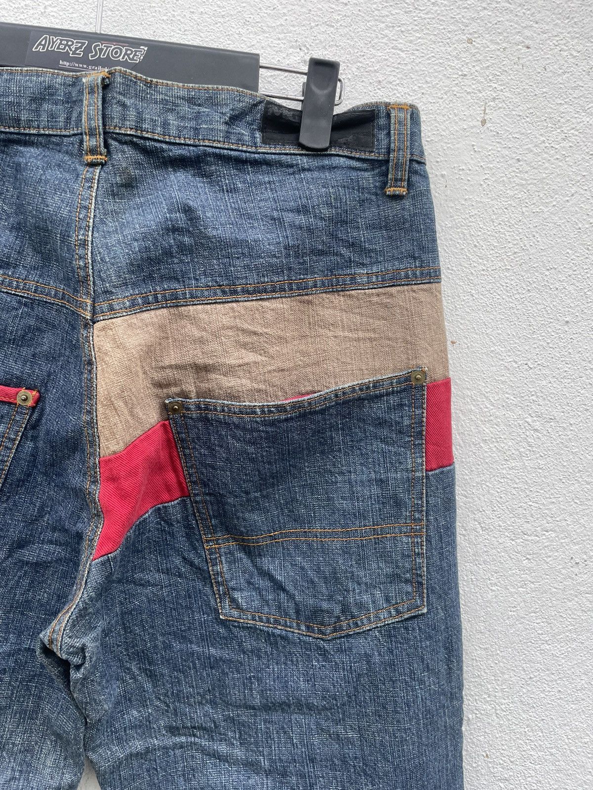 If Six Was Nine × Japanese Brand MONITORGRAPHIC DESIGN WEAR Jeans Made In Japan Size US 30 / EU 46 - 8 Thumbnail