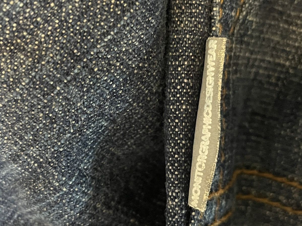 If Six Was Nine × Japanese Brand MONITORGRAPHIC DESIGN WEAR Jeans Made In Japan Size US 30 / EU 46 - 16 Thumbnail