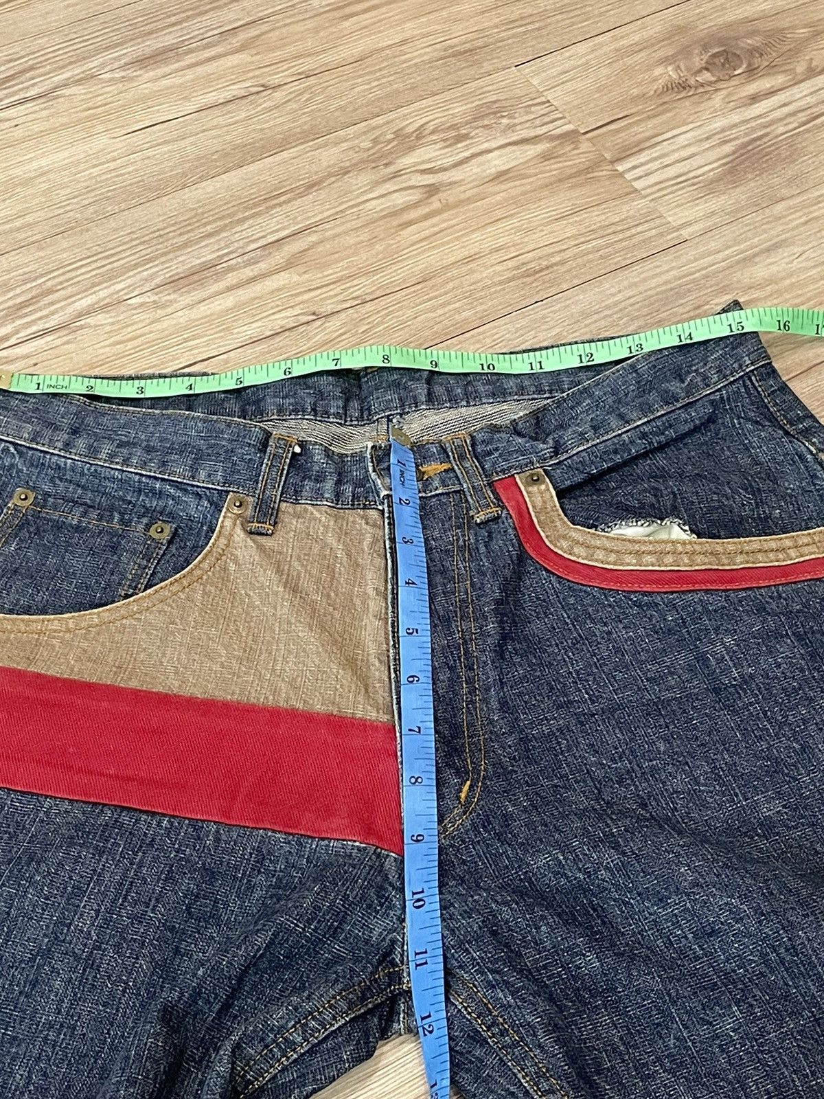 If Six Was Nine × Japanese Brand MONITORGRAPHIC DESIGN WEAR Jeans Made In Japan Size US 30 / EU 46 - 17 Thumbnail