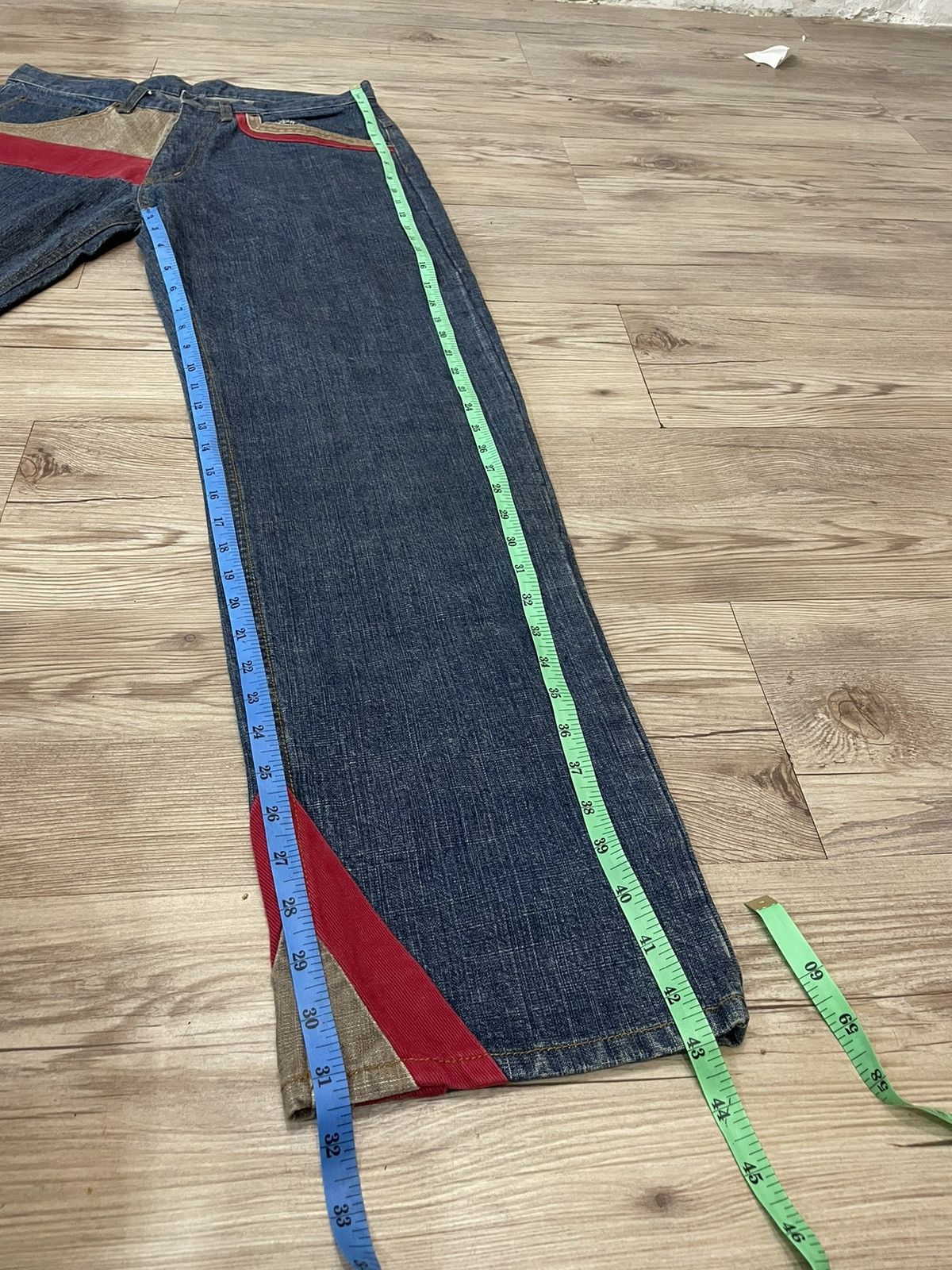 If Six Was Nine × Japanese Brand MONITORGRAPHIC DESIGN WEAR Jeans Made In Japan Size US 30 / EU 46 - 18 Thumbnail