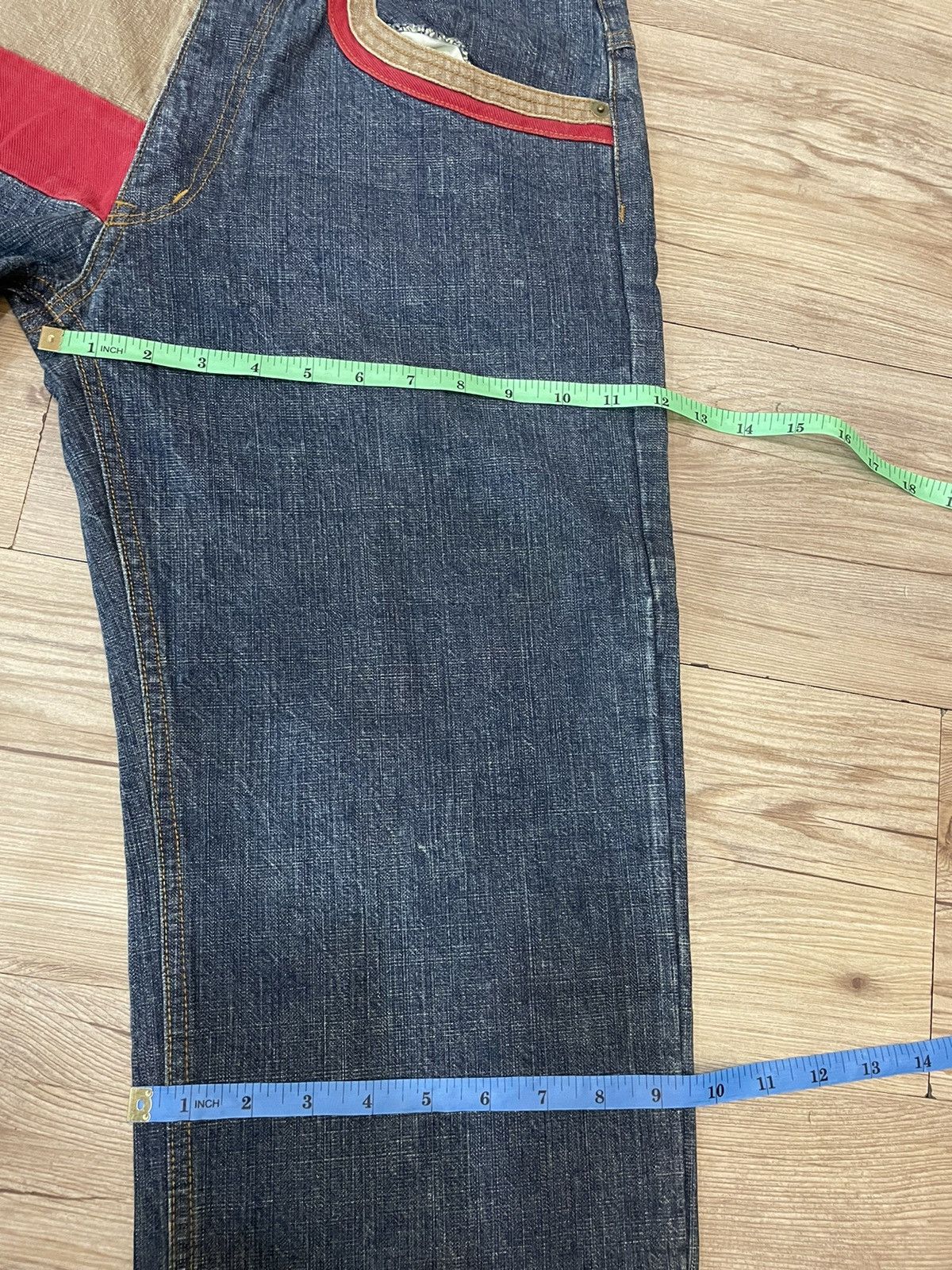 If Six Was Nine × Japanese Brand MONITORGRAPHIC DESIGN WEAR Jeans Made In Japan Size US 30 / EU 46 - 19 Thumbnail