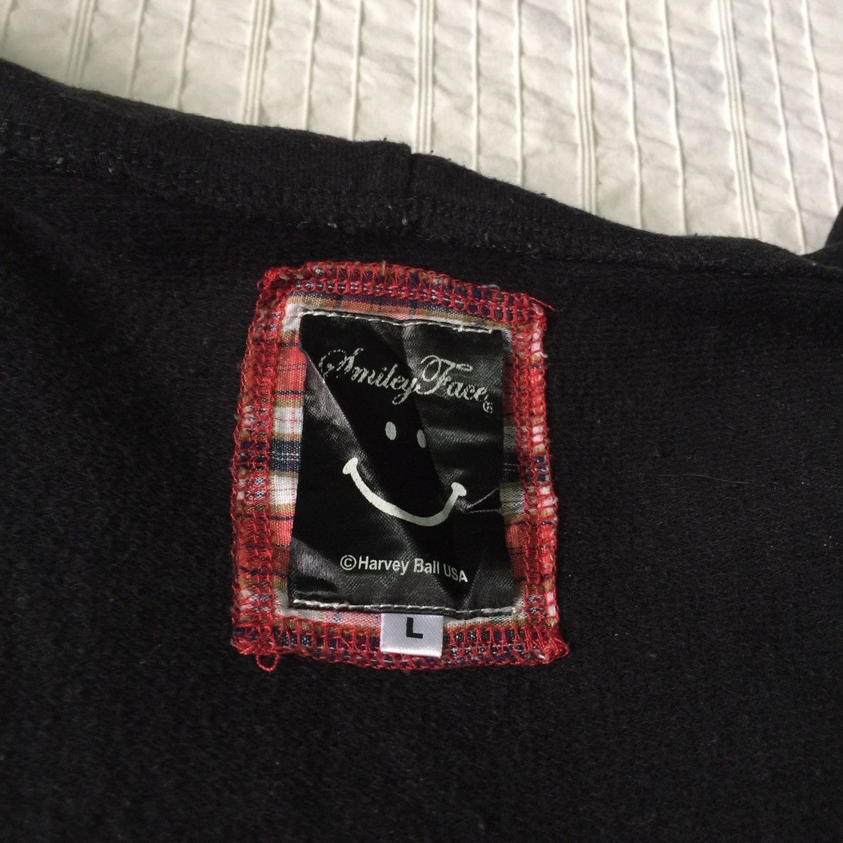 Japanese Brand Smiley face by harvey ball usa hoodie design like kapital Size US S / EU 44-46 / 1 - 11 Thumbnail