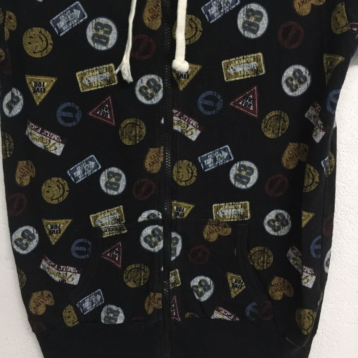 Japanese Brand Smiley face by harvey ball usa hoodie design like kapital Size US S / EU 44-46 / 1 - 5 Thumbnail