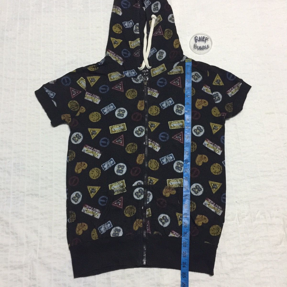 Japanese Brand Smiley face by harvey ball usa hoodie design like kapital Size US S / EU 44-46 / 1 - 19 Thumbnail