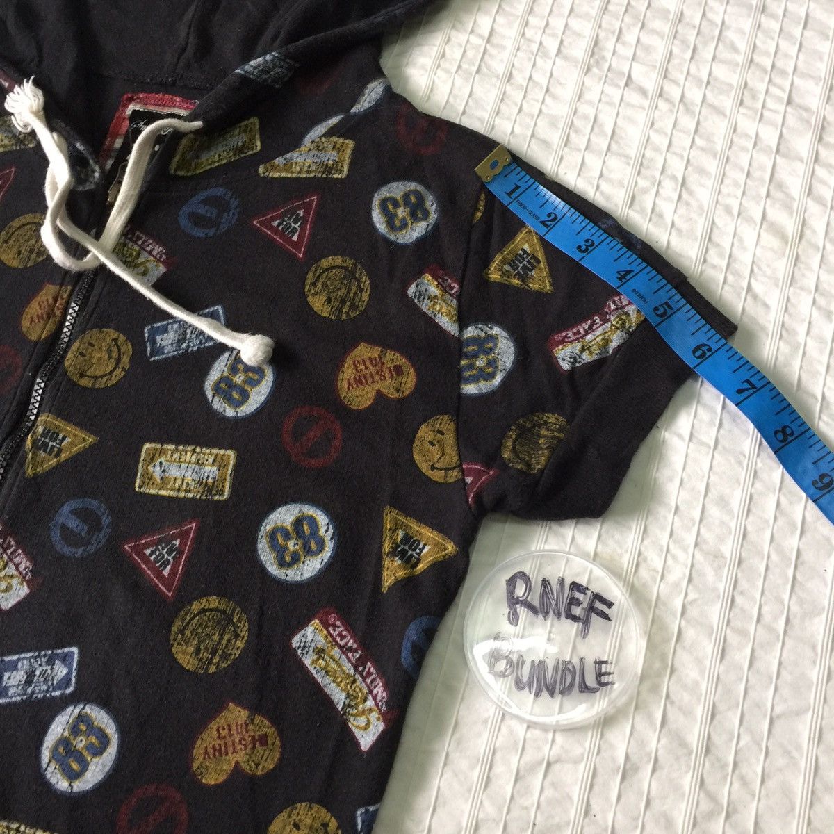Japanese Brand Smiley face by harvey ball usa hoodie design like kapital Size US S / EU 44-46 / 1 - 18 Thumbnail