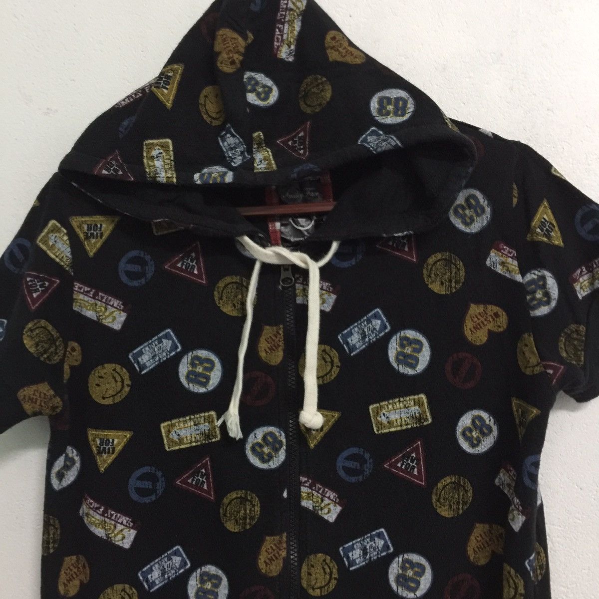 Japanese Brand Smiley face by harvey ball usa hoodie design like kapital Size US S / EU 44-46 / 1 - 6 Thumbnail