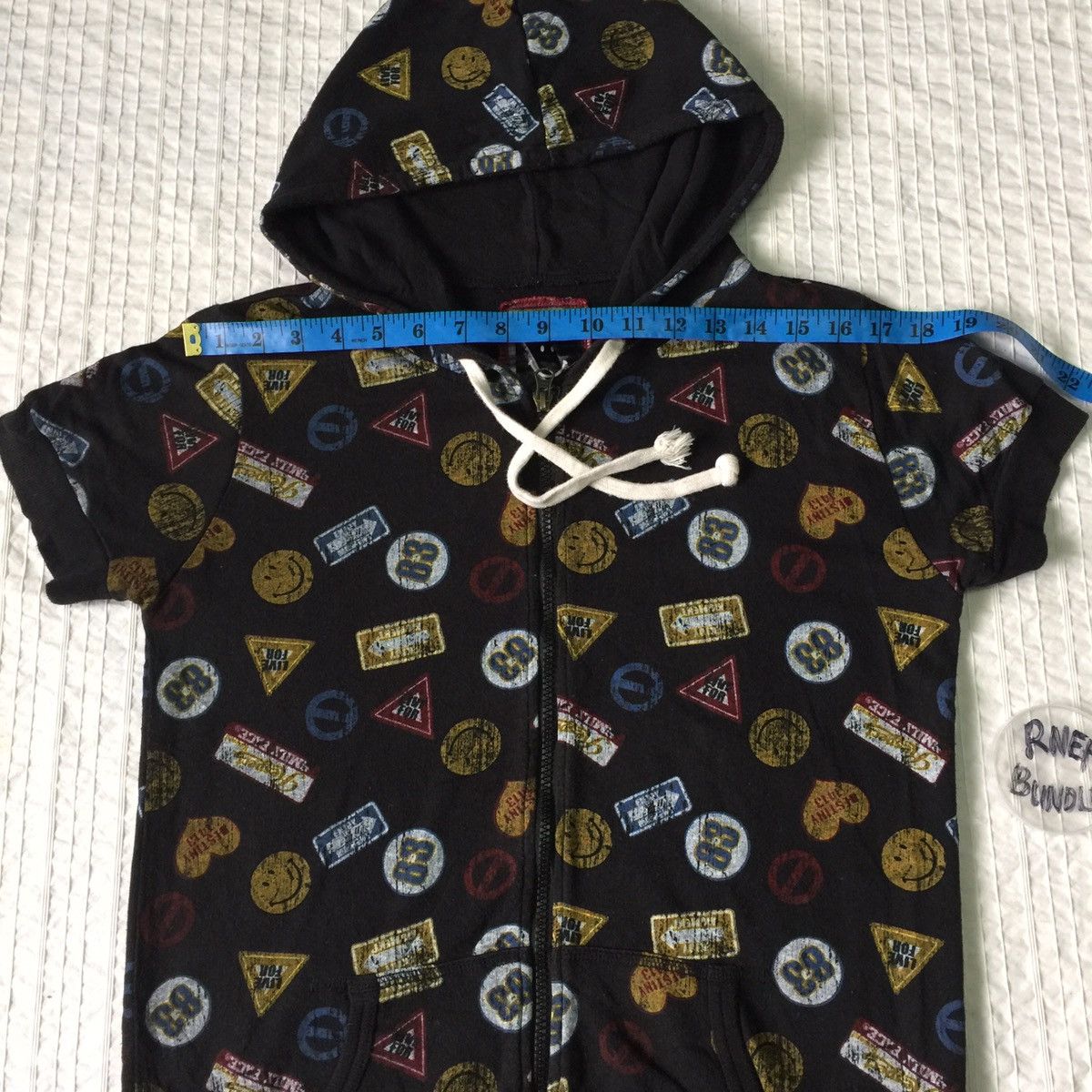 Japanese Brand Smiley face by harvey ball usa hoodie design like kapital Size US S / EU 44-46 / 1 - 16 Thumbnail