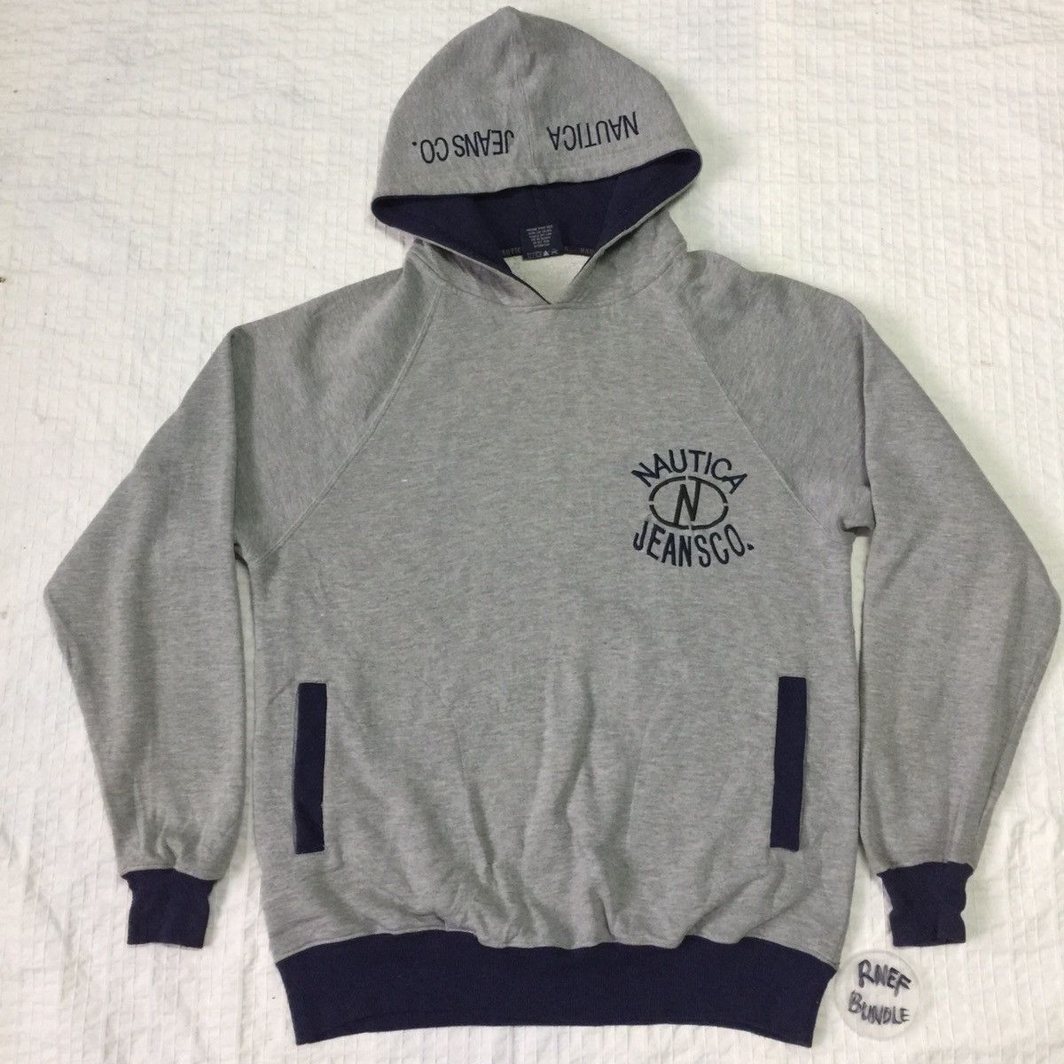 Nautica NS 83 Nautica jeans hoodie sweatshirt streetwear size L Size US L / EU 52-54 / 3 - 12 Thumbnail