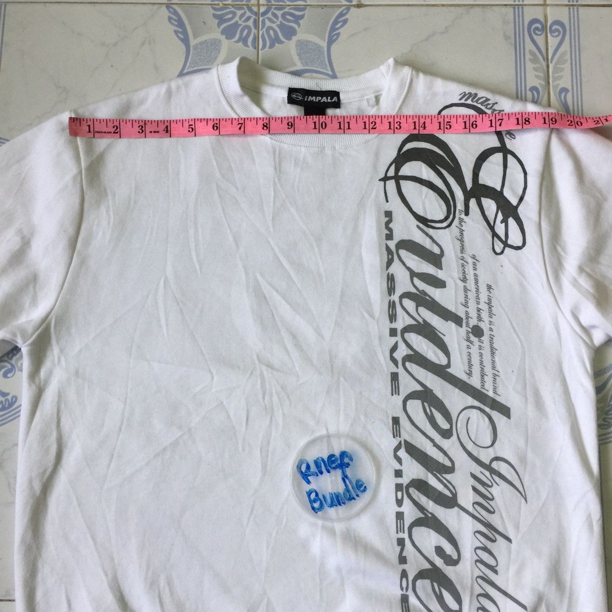 Japanese Brand Impala sweatshirt spell out massive evidance hip hop brand Size US L / EU 52-54 / 3 - 15 Thumbnail