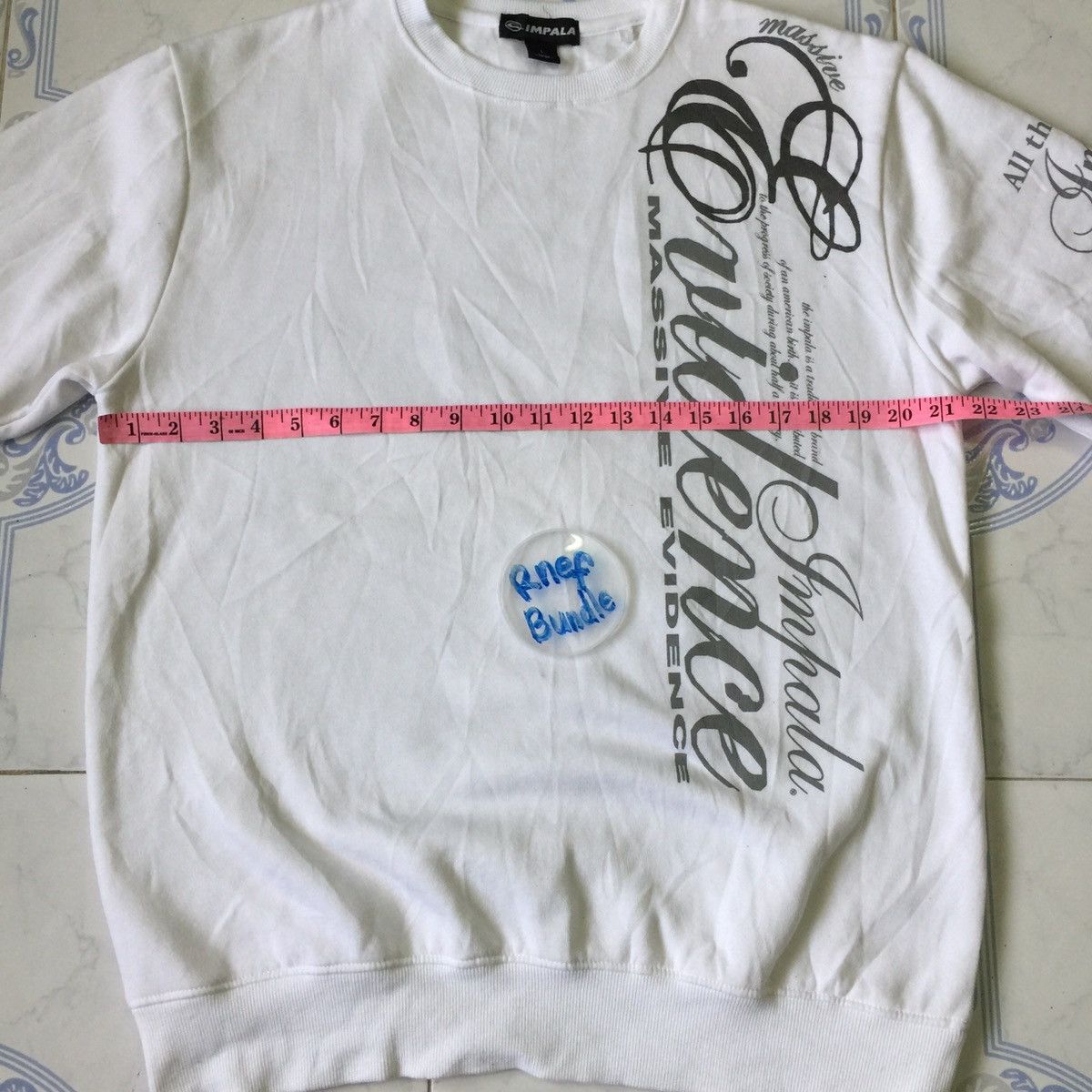 Japanese Brand Impala sweatshirt spell out massive evidance hip hop brand Size US L / EU 52-54 / 3 - 14 Thumbnail
