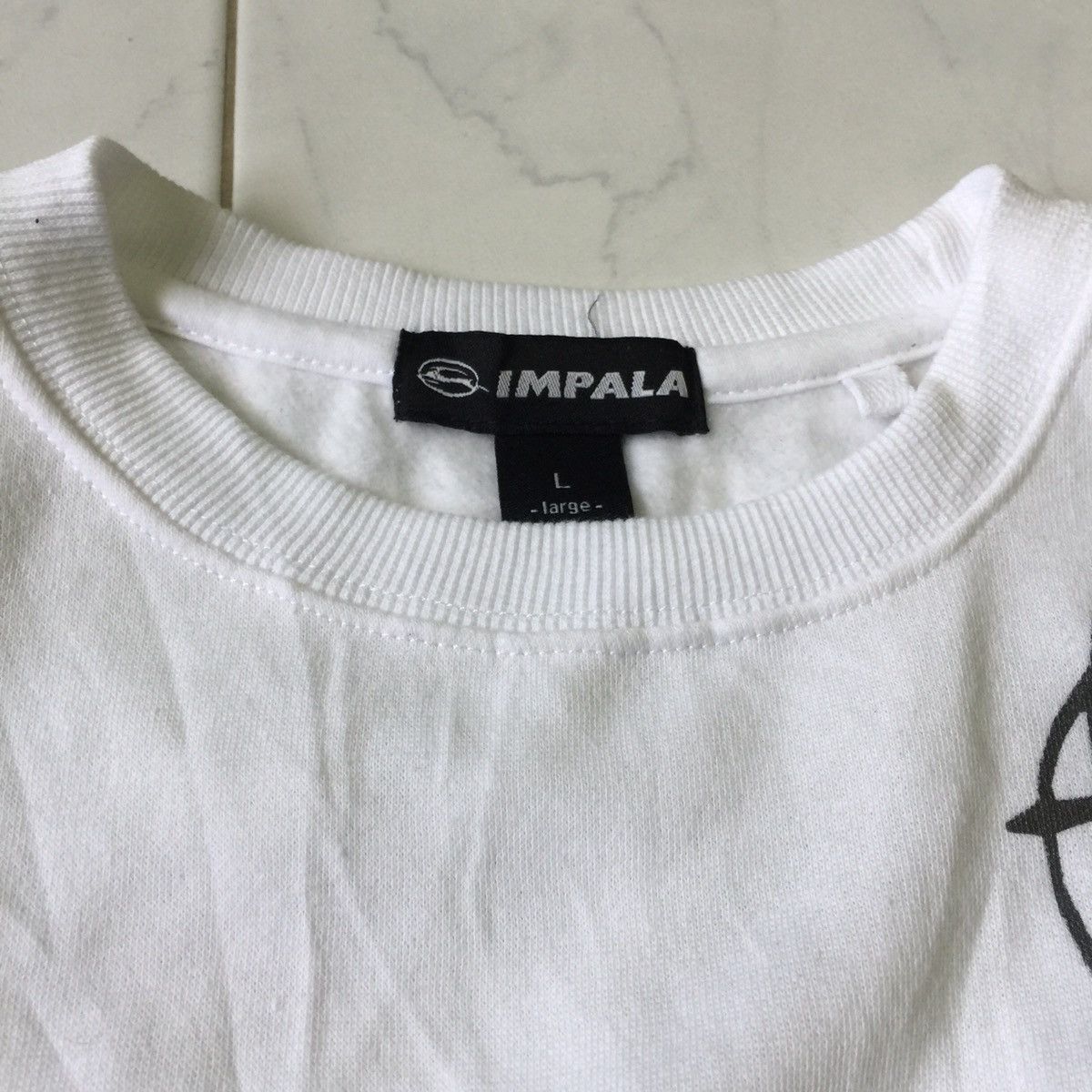 Japanese Brand Impala sweatshirt spell out massive evidance hip hop brand Size US L / EU 52-54 / 3 - 11 Thumbnail