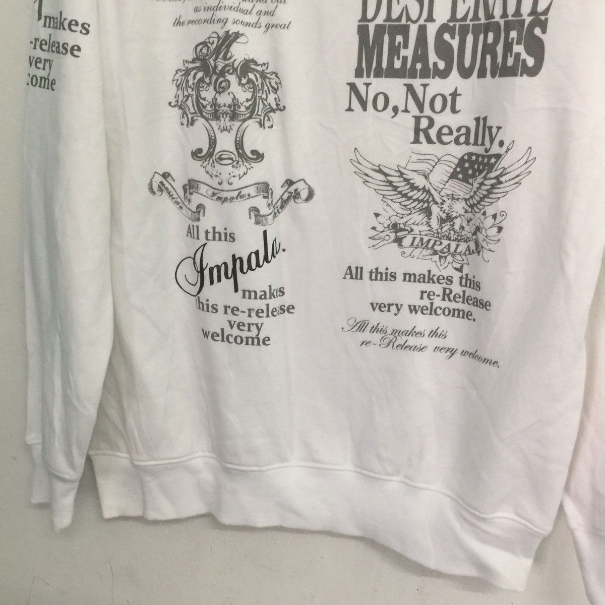 Japanese Brand Impala sweatshirt spell out massive evidance hip hop brand Size US L / EU 52-54 / 3 - 10 Thumbnail