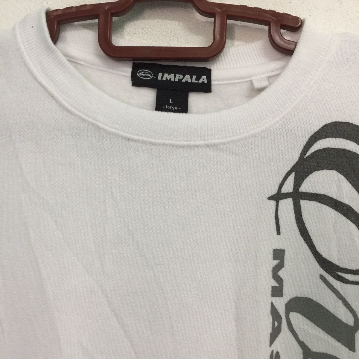 Japanese Brand Impala sweatshirt spell out massive evidance hip hop brand Size US L / EU 52-54 / 3 - 5 Thumbnail