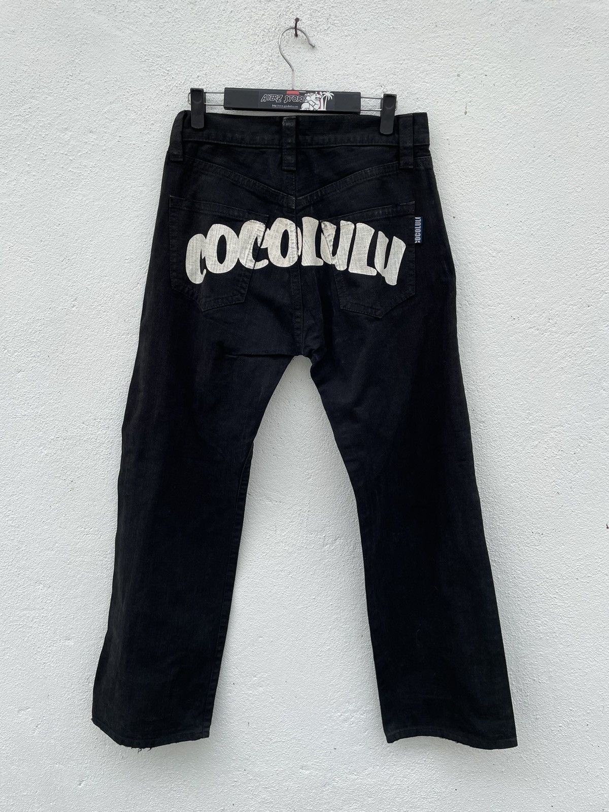 Japanese Brand Japanese Brand Cocolulu Big Logo Jeans Made In Japan Size US 29 - 1 Thumbnail