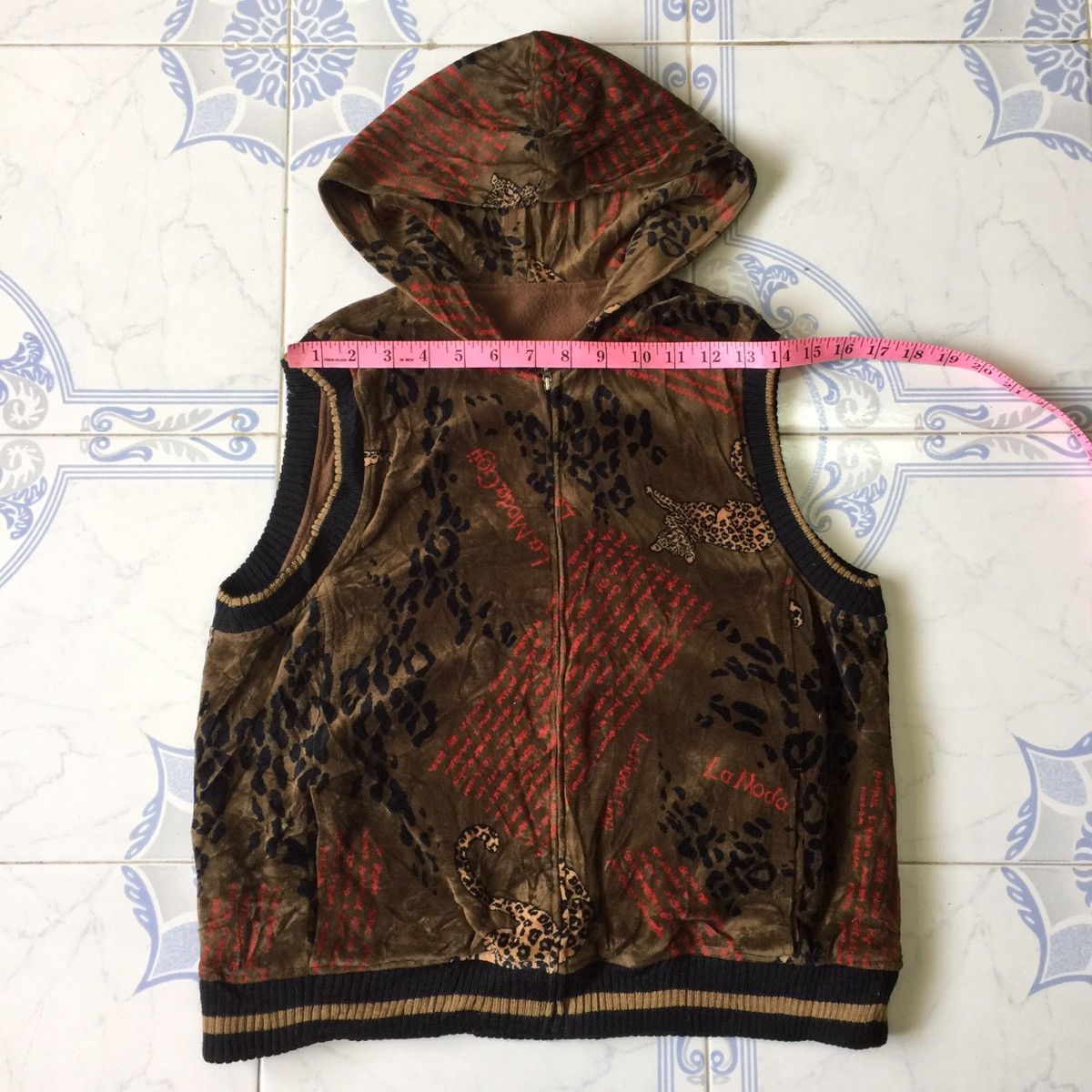 Japanese Brand La moda goji full printed leopard zip like Gucci / Givenchy Size US S / EU 44-46 / 1 - 9 Thumbnail