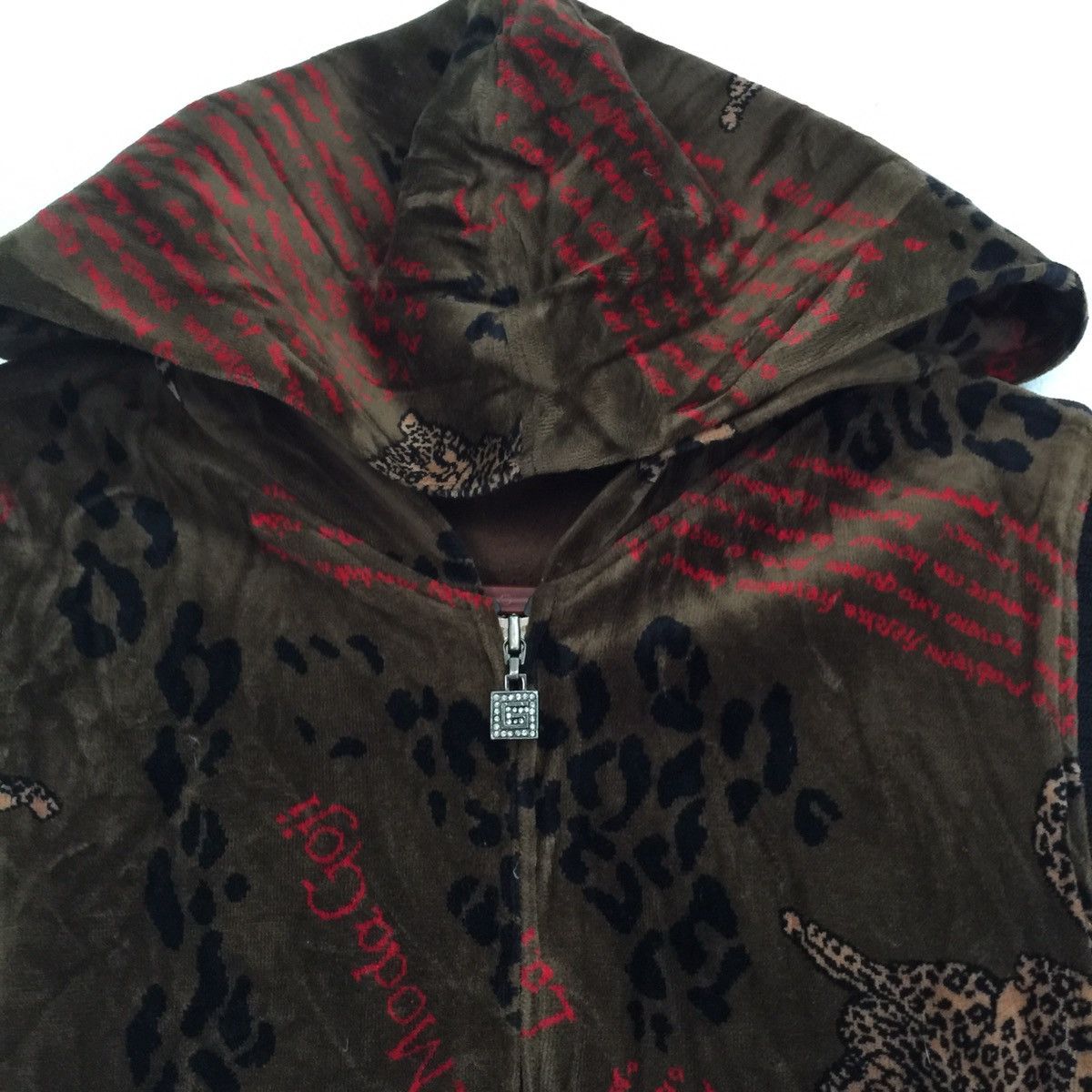 Japanese Brand La moda goji full printed leopard zip like Gucci / Givenchy Size US S / EU 44-46 / 1 - 12 Thumbnail