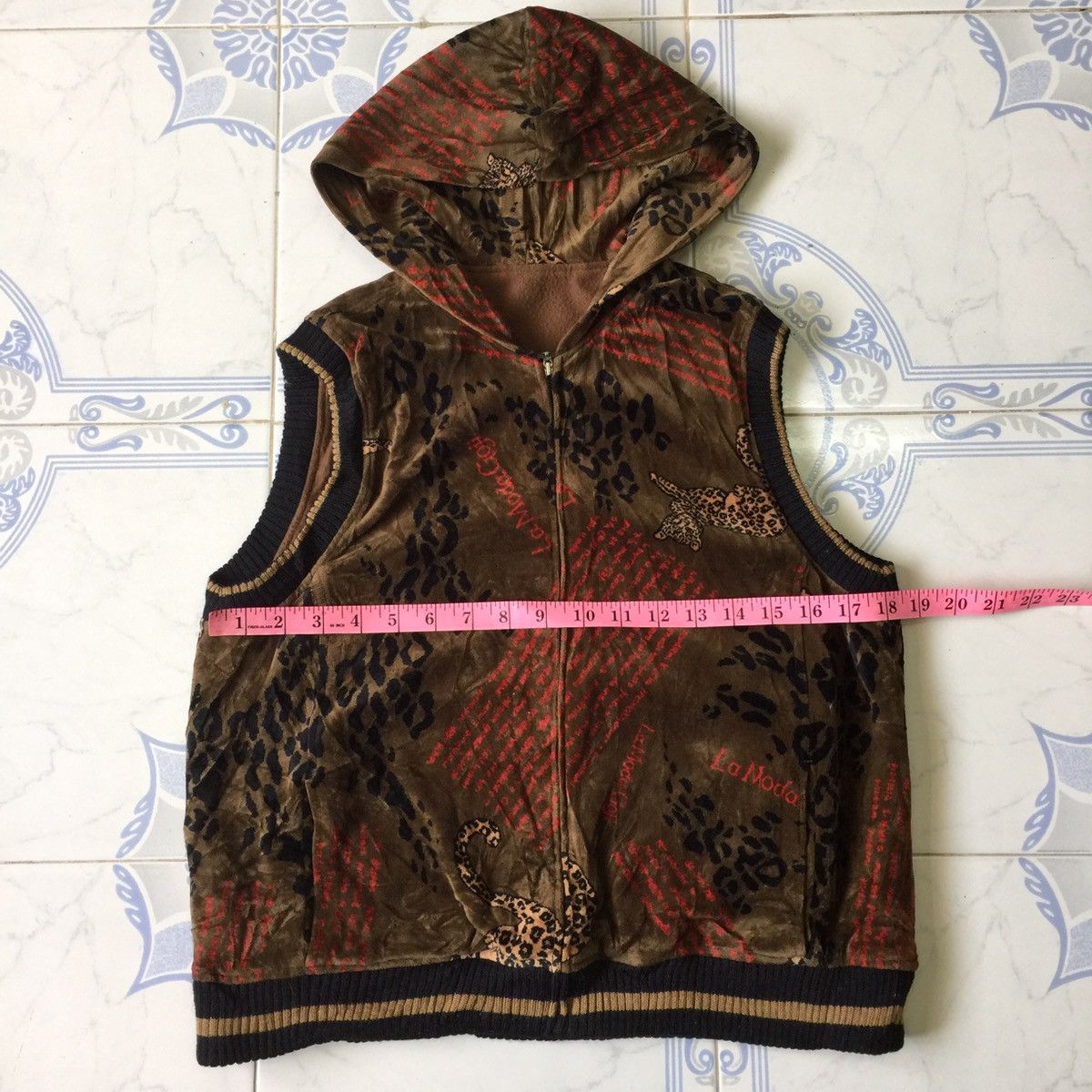 Japanese Brand La moda goji full printed leopard zip like Gucci / Givenchy Size US S / EU 44-46 / 1 - 8 Thumbnail