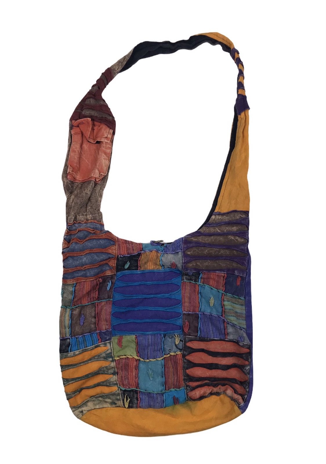 Japanese Brand Patchwork Custom Made Japanese Brand Crossbody Bag Size ONE SIZE - 1 Thumbnail