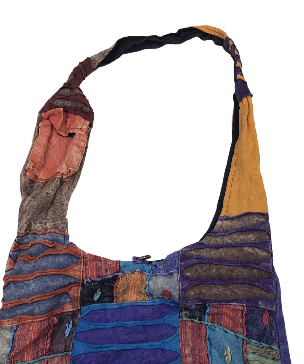 Japanese Brand Patchwork Custom Made Japanese Brand Crossbody Bag Size ONE SIZE - 3 Thumbnail