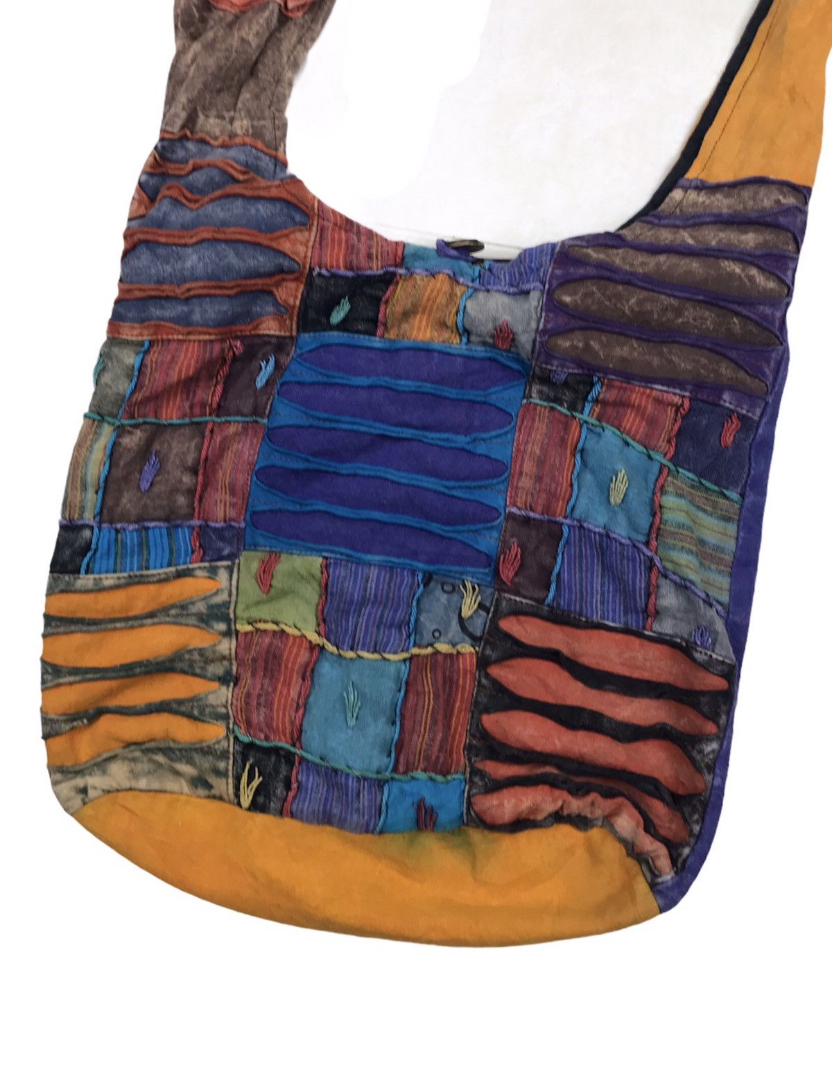 Japanese Brand Patchwork Custom Made Japanese Brand Crossbody Bag Size ONE SIZE - 2 Thumbnail