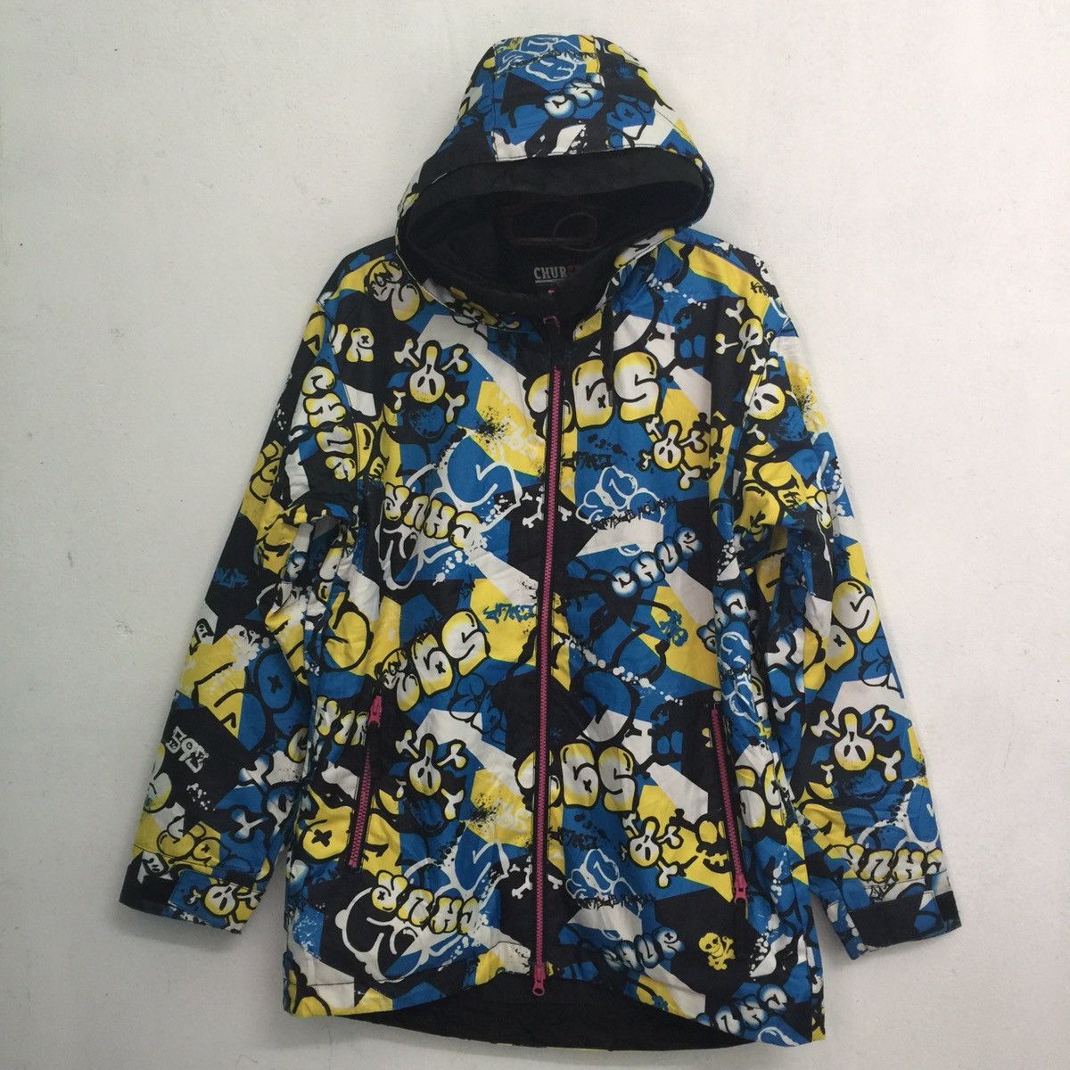 Japanese Brand Rare skulls design Chur snowboarding generation jacket Size US M / EU 48-50 / 2 - 1 Thumbnail