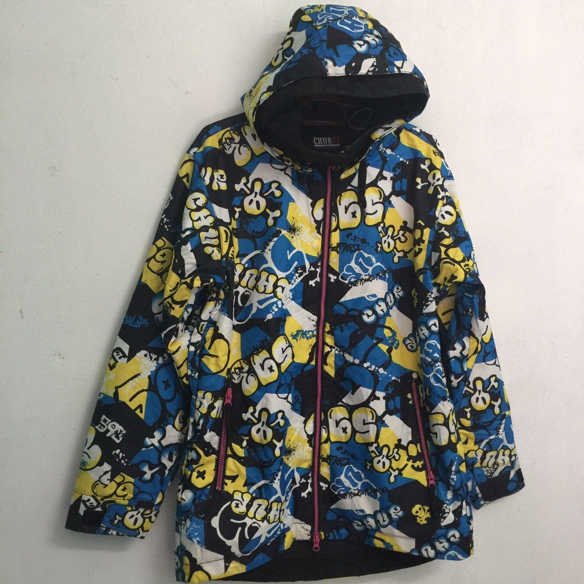 Japanese Brand Rare skulls design Chur snowboarding generation jacket Size US M / EU 48-50 / 2 - 3 Thumbnail