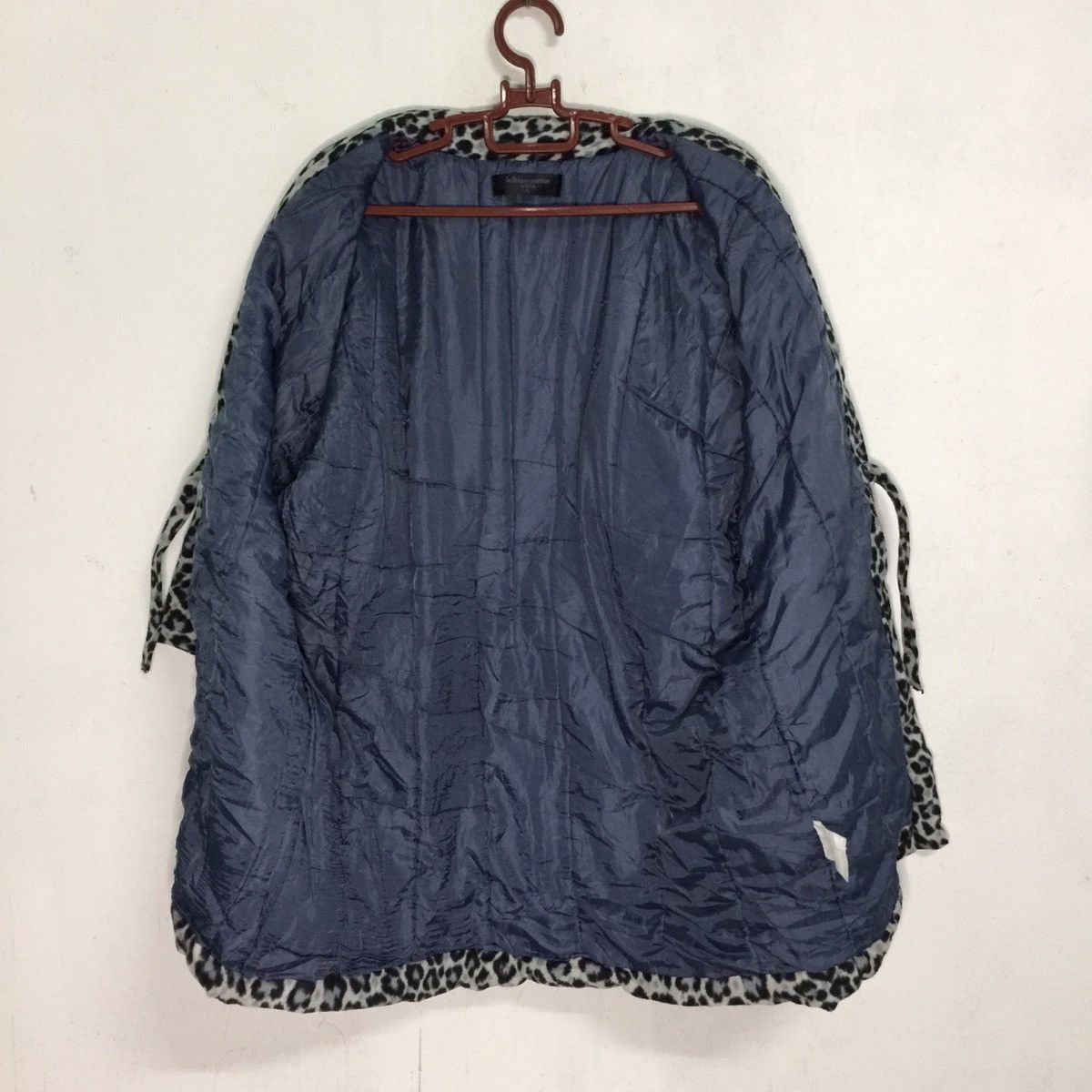 Japanese Brand Ichimonme Fleece Kimono White Leapord Design Size US L / EU 52-54 / 3 - 7 Thumbnail