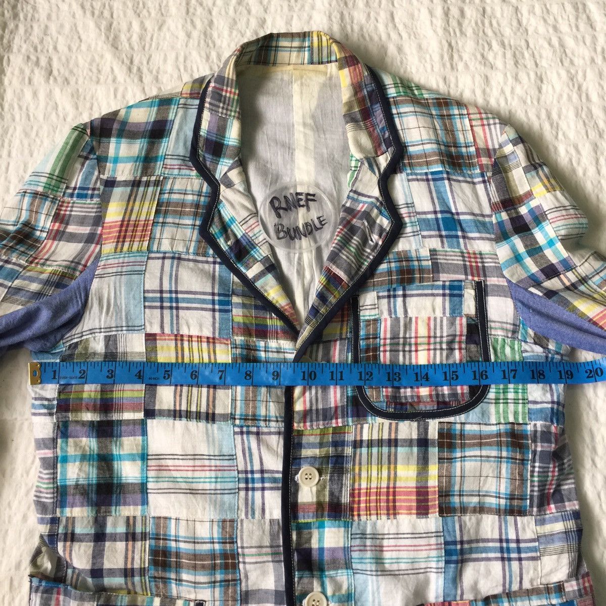 CABANE de ZUCCa Cabane de Zucca Jacket Patchwork Nice Design Size US M / EU 48-50 / 2 - 10 Thumbnail