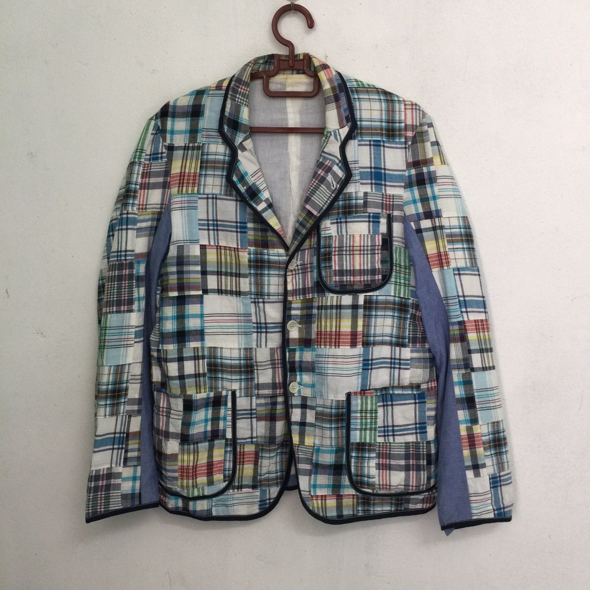 CABANE de ZUCCa Cabane de Zucca Jacket Patchwork Nice Design Size US M / EU 48-50 / 2 - 1 Thumbnail