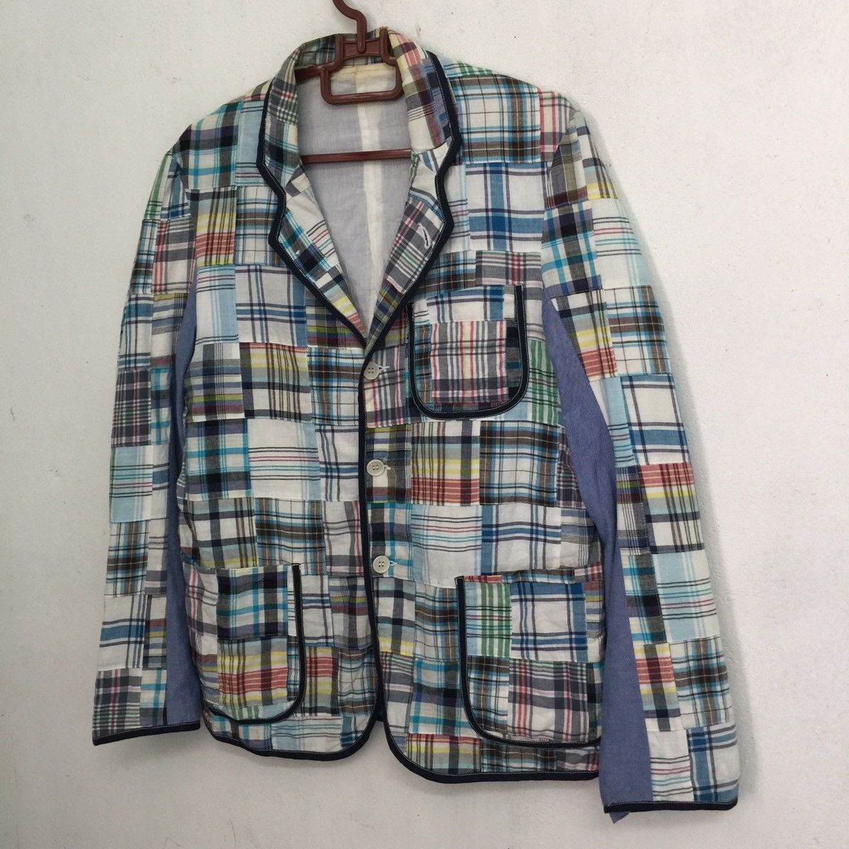 CABANE de ZUCCa Cabane de Zucca Jacket Patchwork Nice Design Size US M / EU 48-50 / 2 - 2 Thumbnail