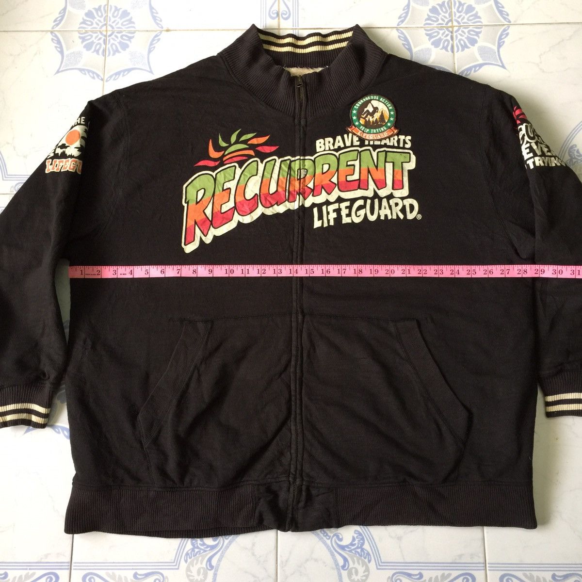 Japanese Brand Life guard big size Sweater Sweatshirt Jacket Size US XXL / EU 58 / 5 - 7 Thumbnail