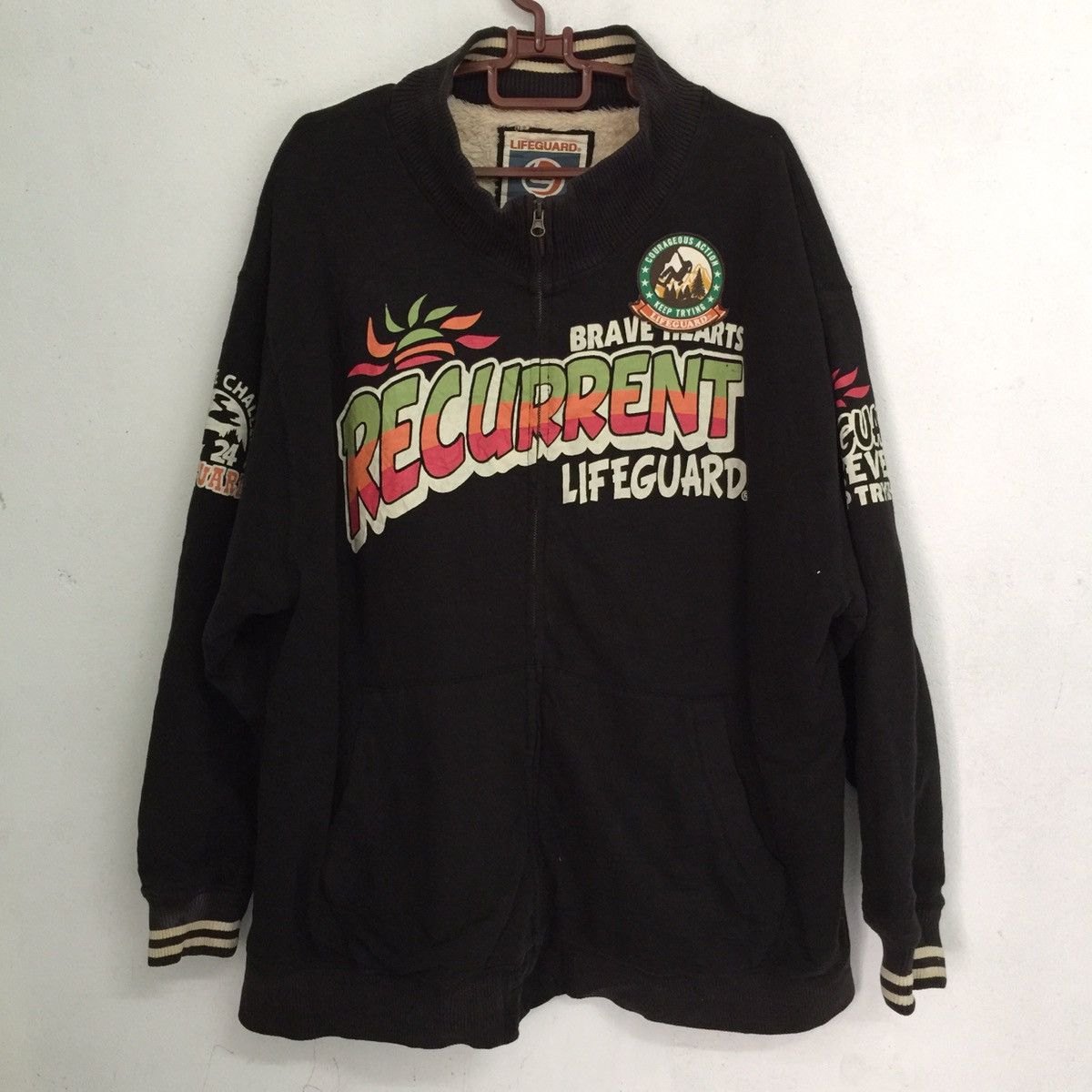 Japanese Brand Life guard big size Sweater Sweatshirt Jacket Size US XXL / EU 58 / 5 - 1 Thumbnail