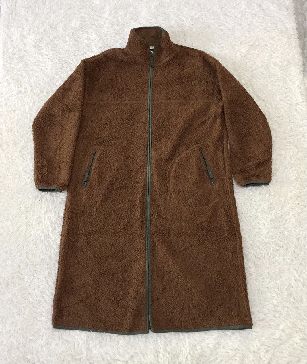 Japanese Brand GU Japan Fleece Deep Pile Long Jacket Size US S / EU 44-46 / 1 - 10 Thumbnail